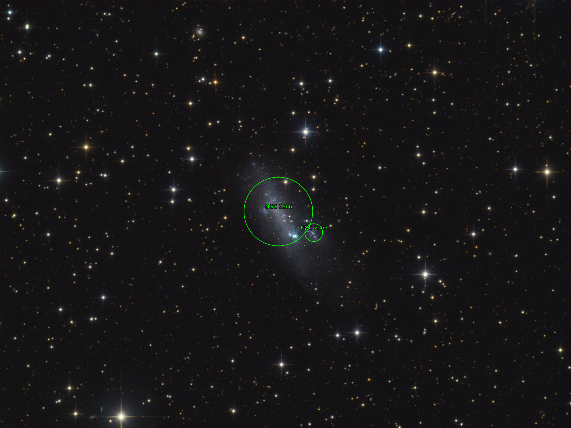 Sternkarten-Overlay (Astrometry.net)