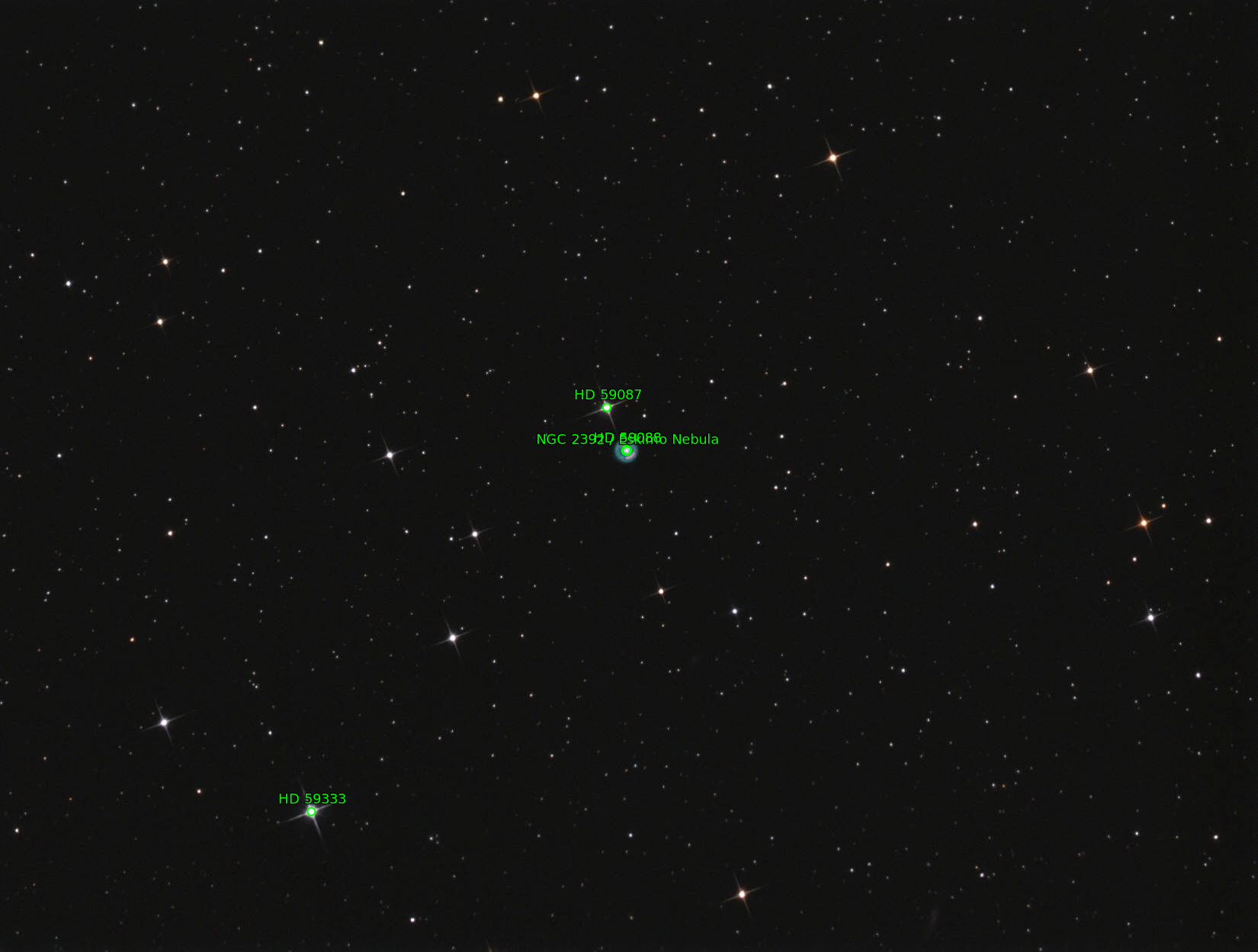 Sternkarten-Overlay (Astrometry.net)