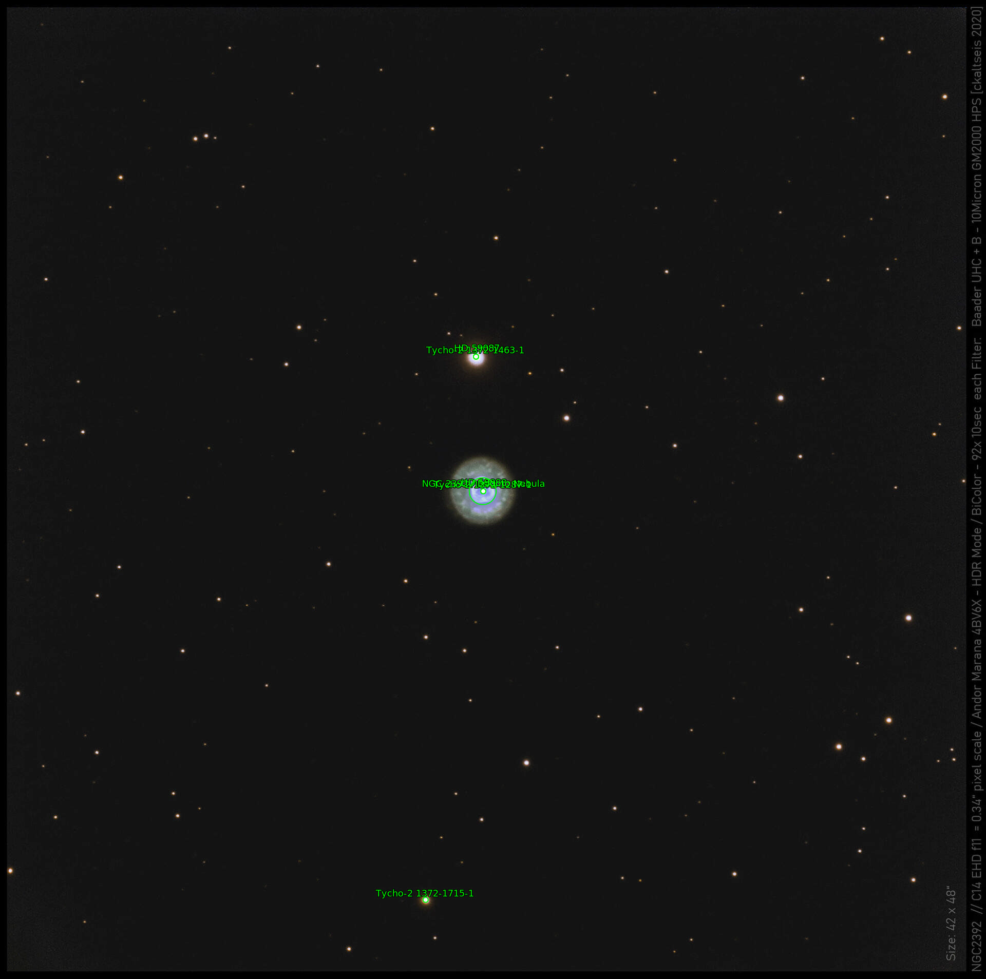 Sternkarten-Overlay (Astrometry.net)