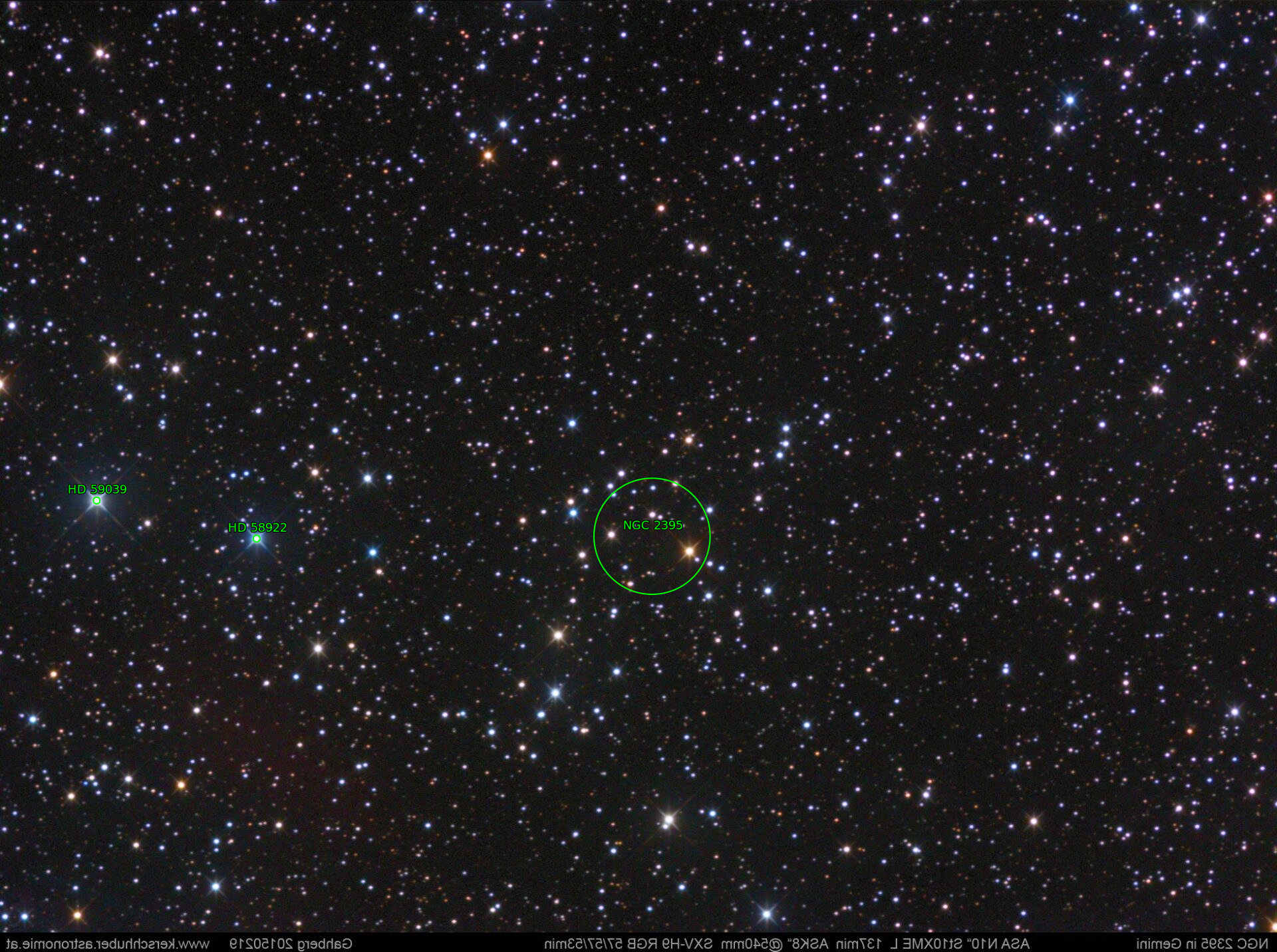 Sternkarten-Overlay (Astrometry.net)