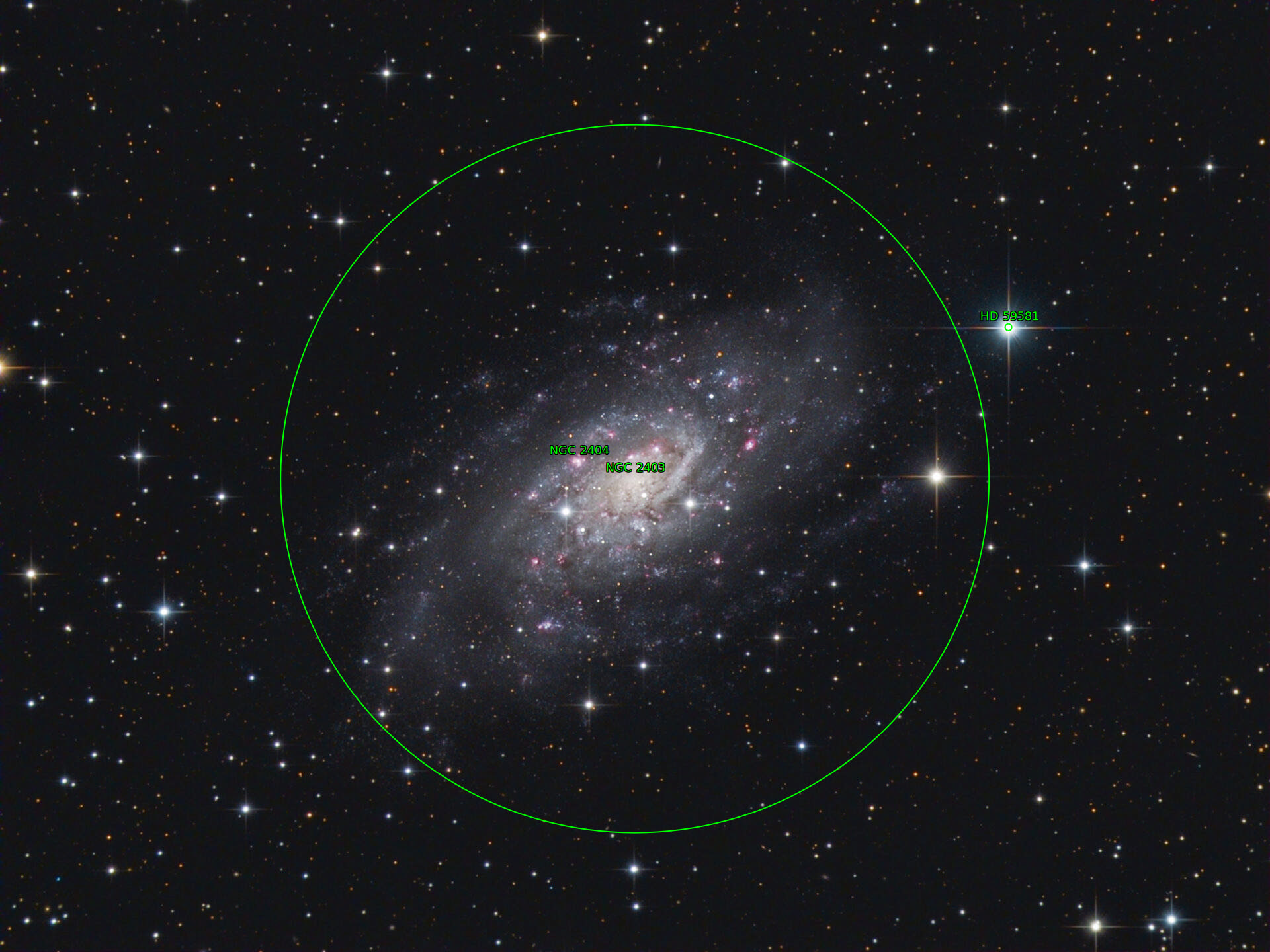 Sternkarten-Overlay (Astrometry.net)