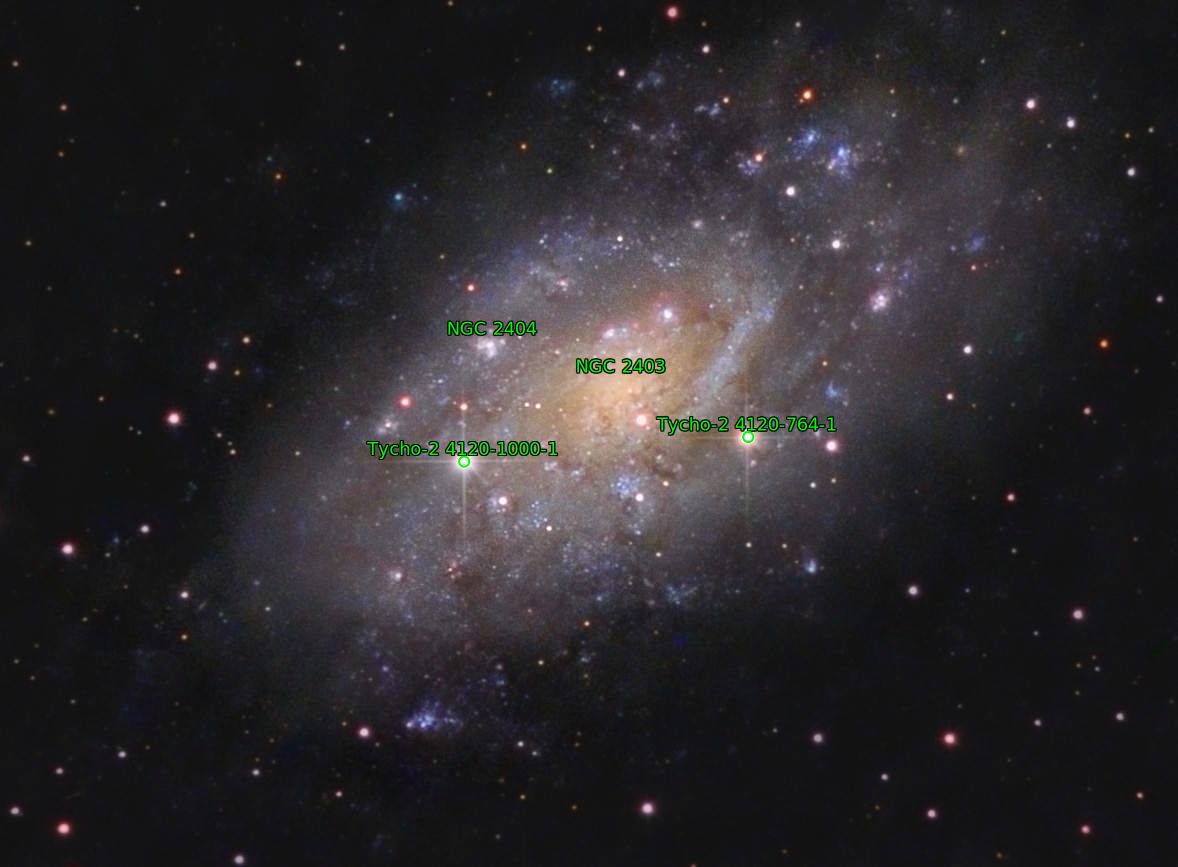 Sternkarten-Overlay (Astrometry.net)