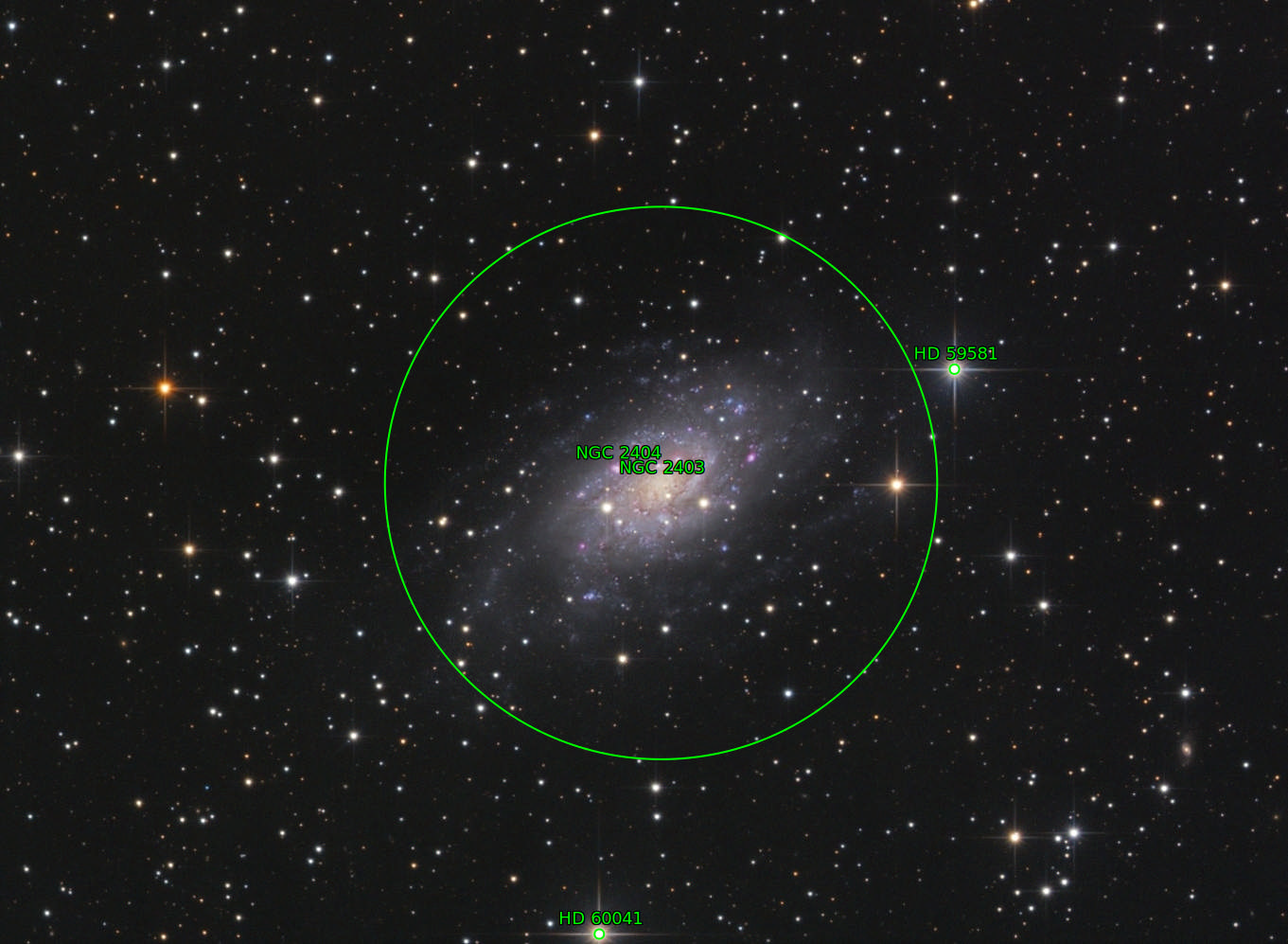 Sternkarten-Overlay (Astrometry.net)