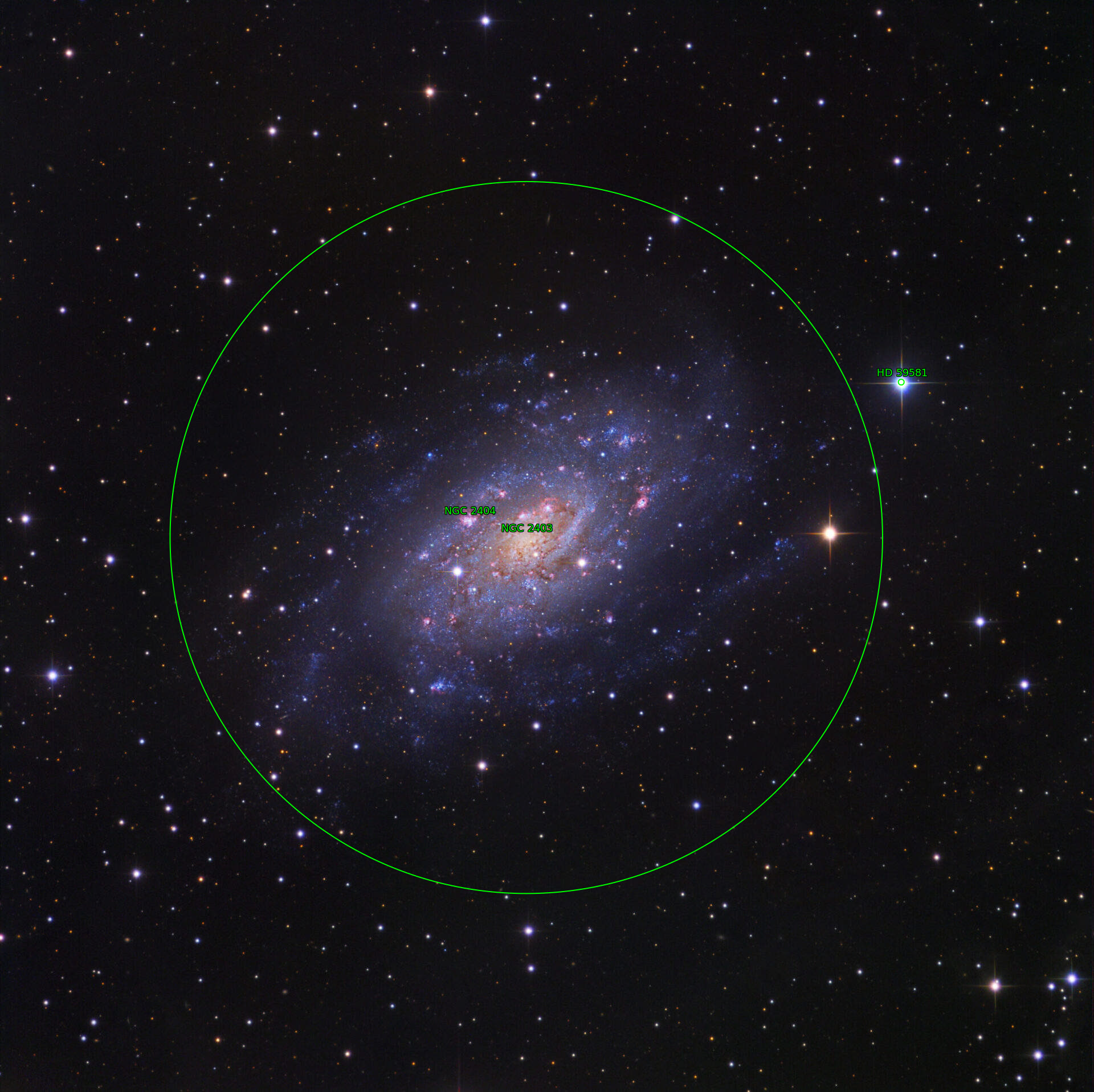 Sternkarten-Overlay (Astrometry.net)