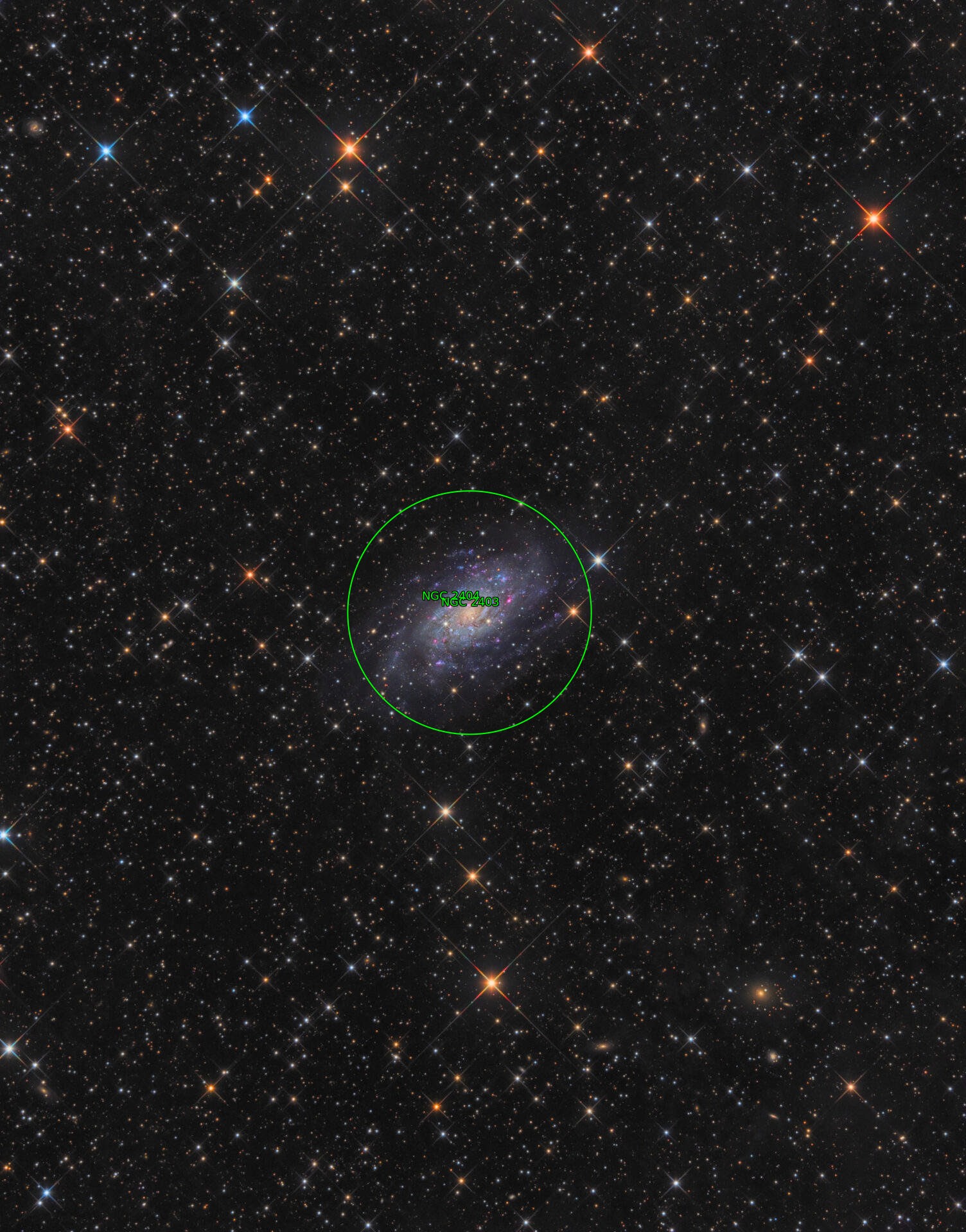 Sternkarten-Overlay (Astrometry.net)