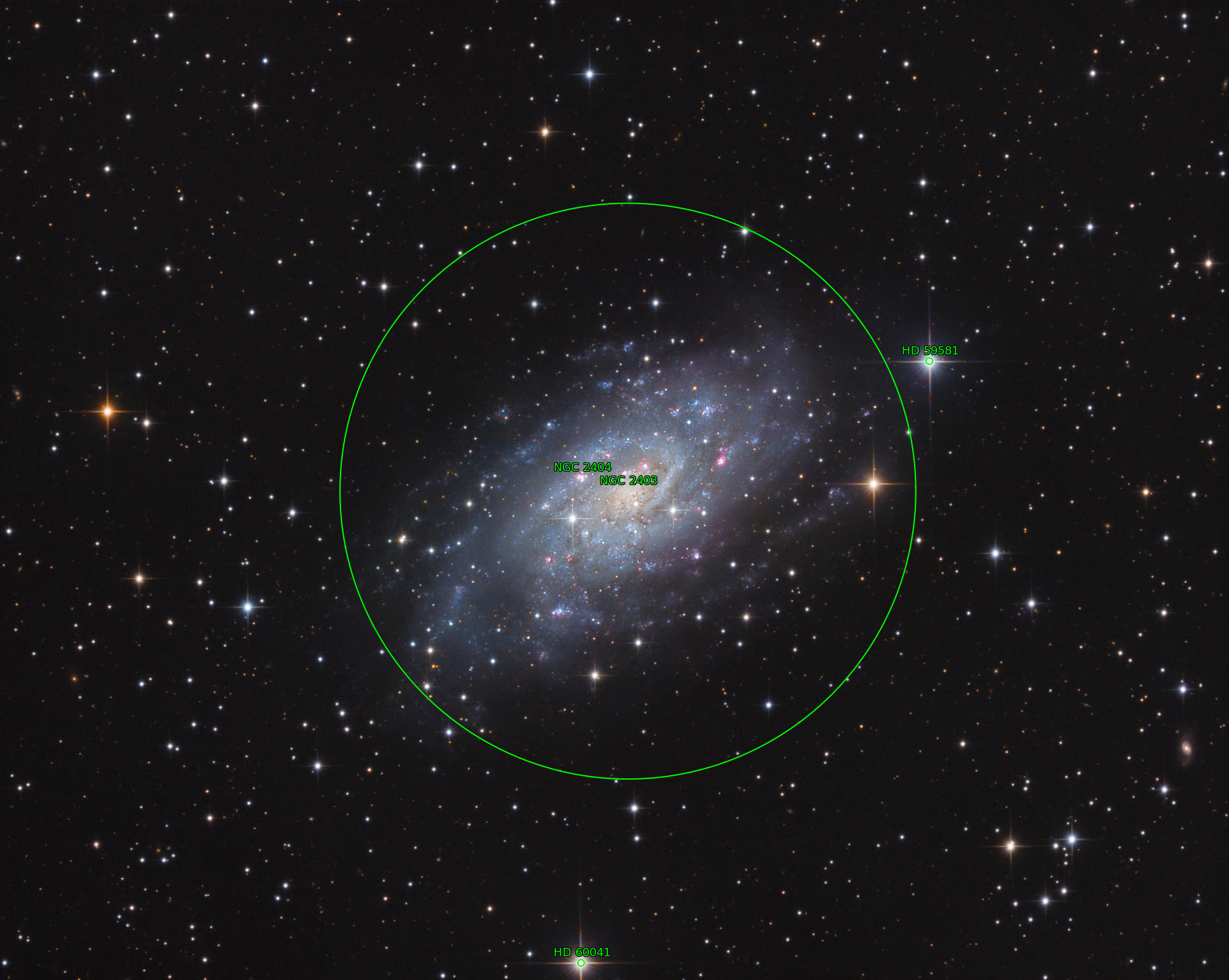Sternkarten-Overlay (Astrometry.net)