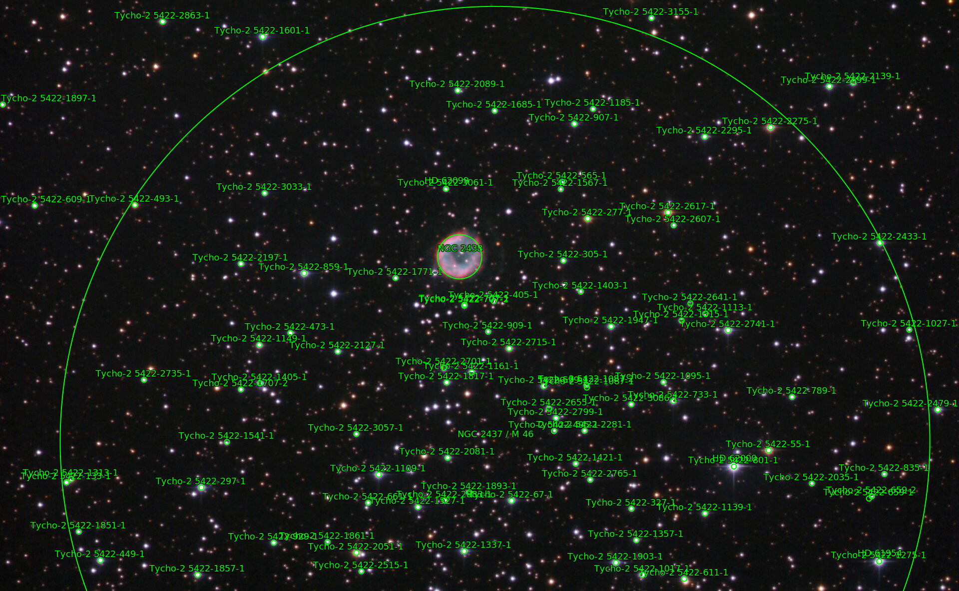 Sternkarten-Overlay (Astrometry.net)