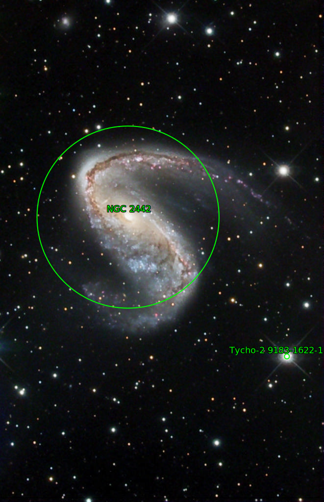 Sternkarten-Overlay (Astrometry.net)