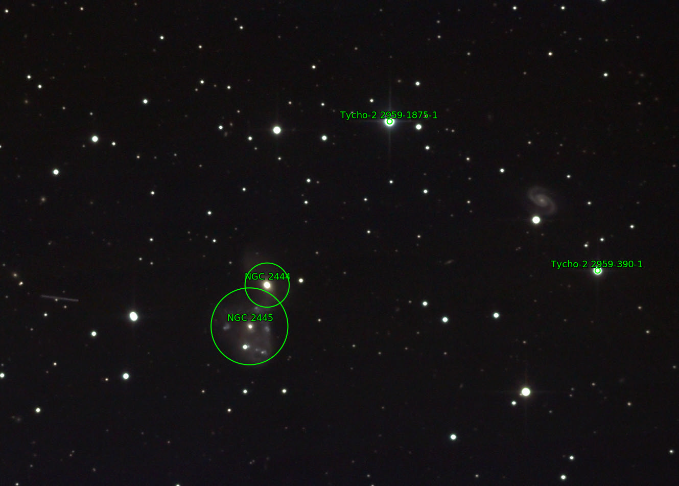 Sternkarten-Overlay (Astrometry.net)