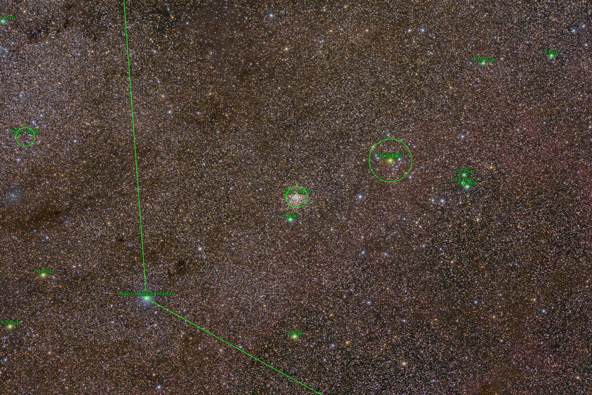 Sternkarten-Overlay (Astrometry.net)