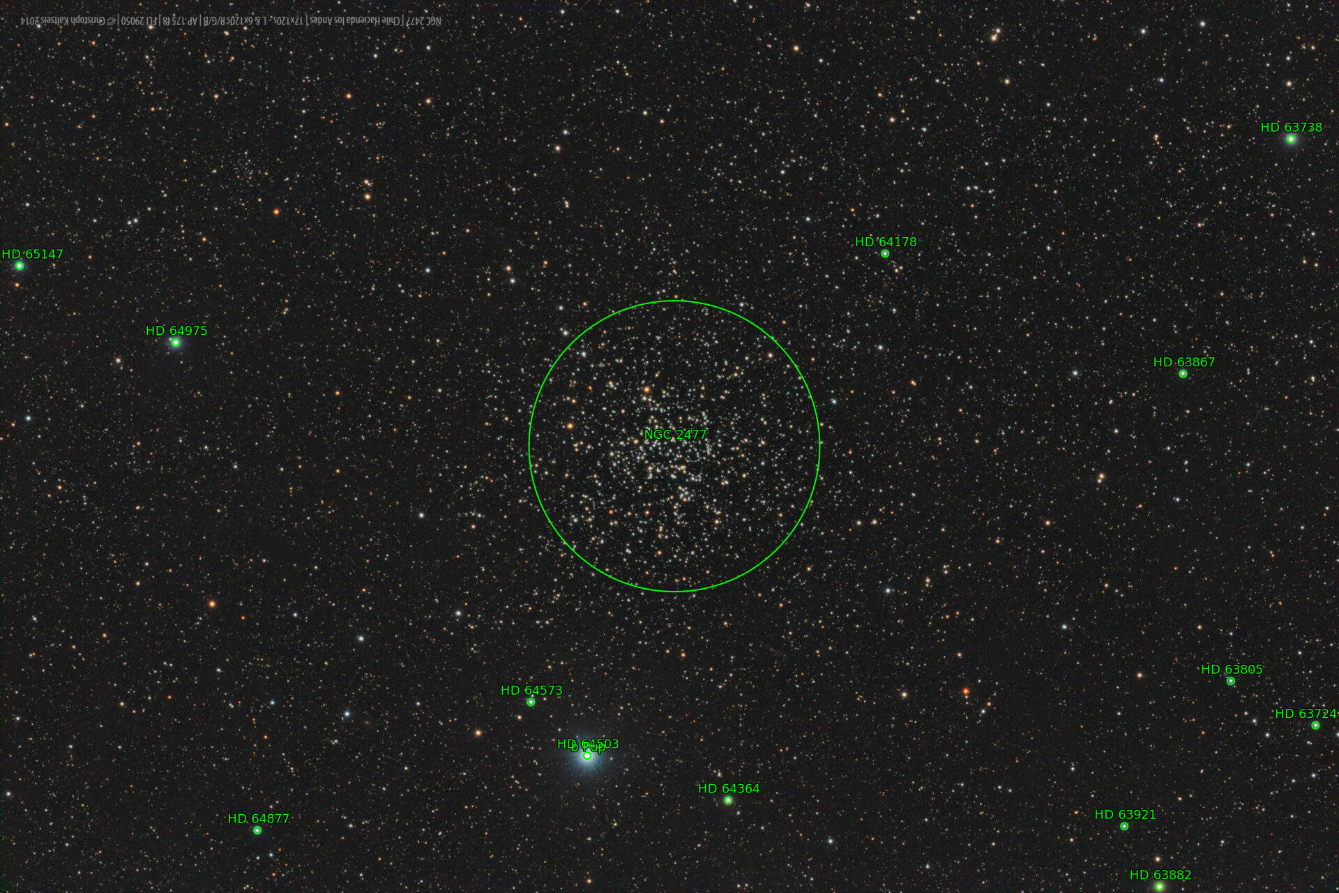 Sternkarten-Overlay (Astrometry.net)