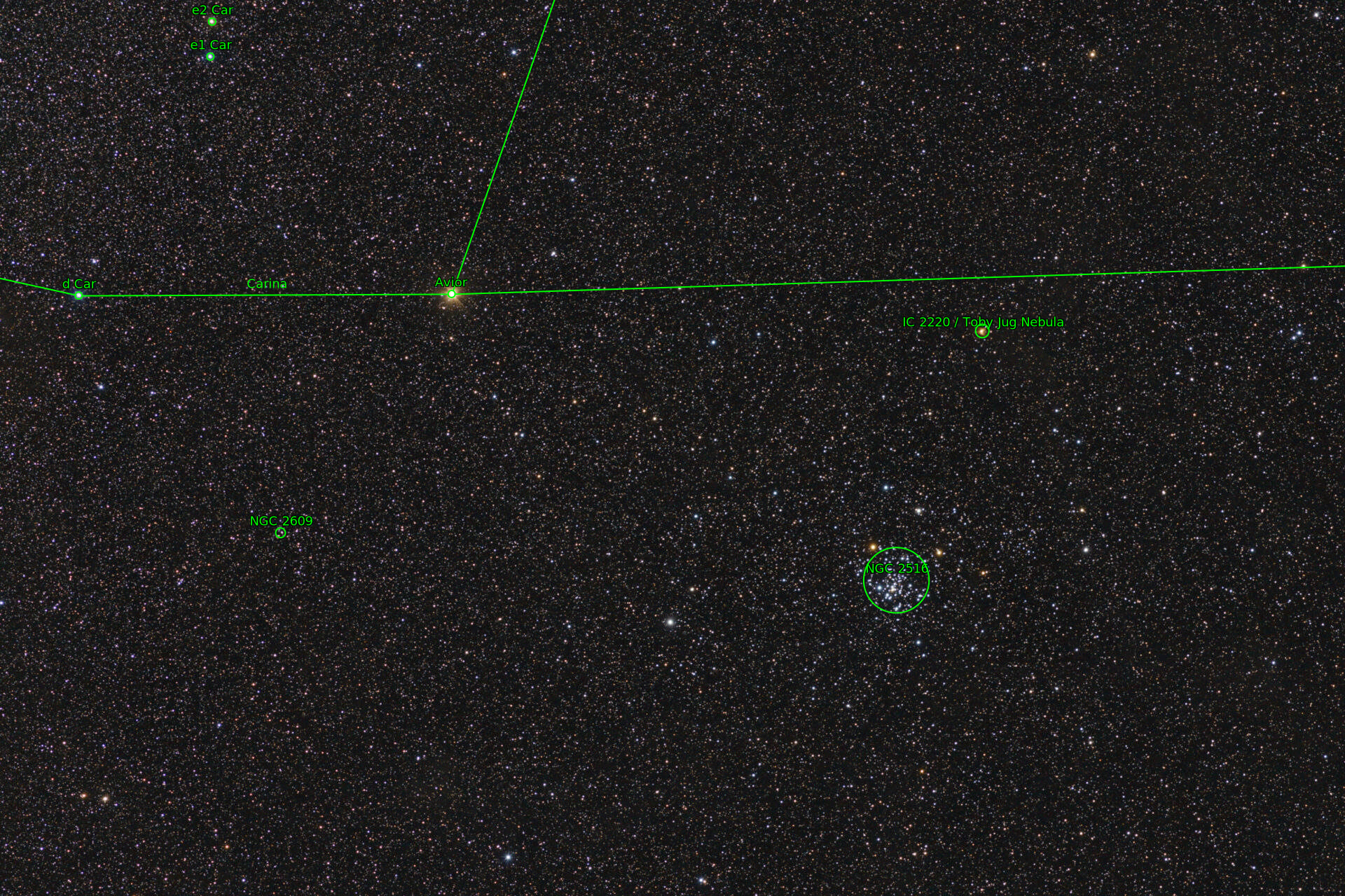 Sternkarten-Overlay (Astrometry.net)