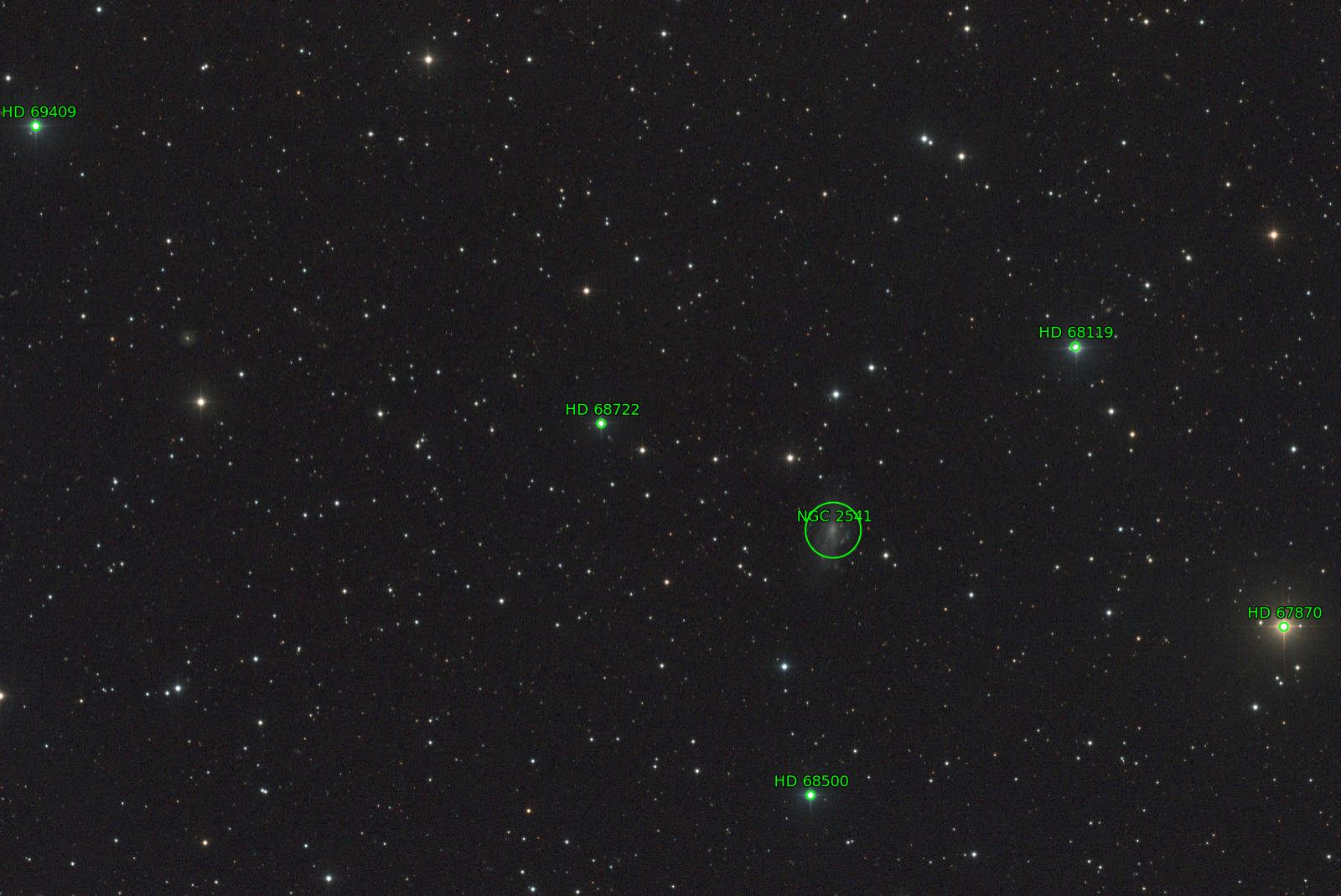 Sternkarten-Overlay (Astrometry.net)