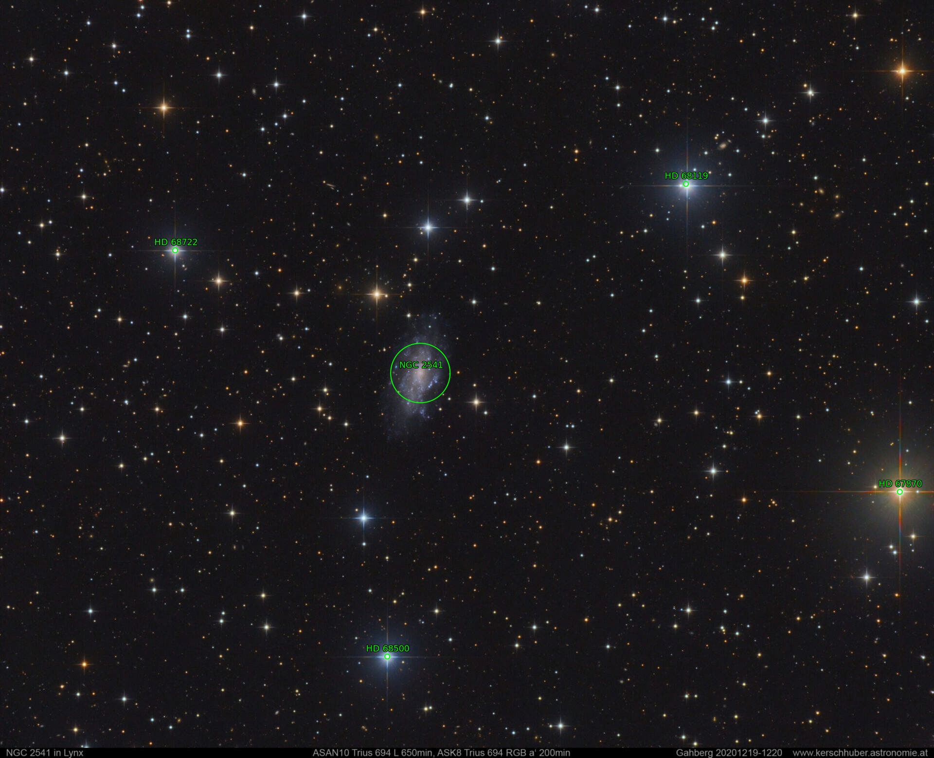 Sternkarten-Overlay (Astrometry.net)