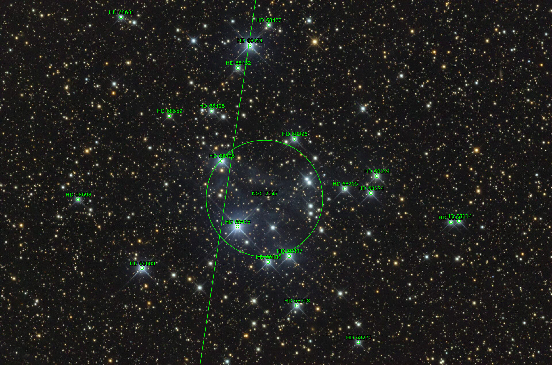 Sternkarten-Overlay (Astrometry.net)
