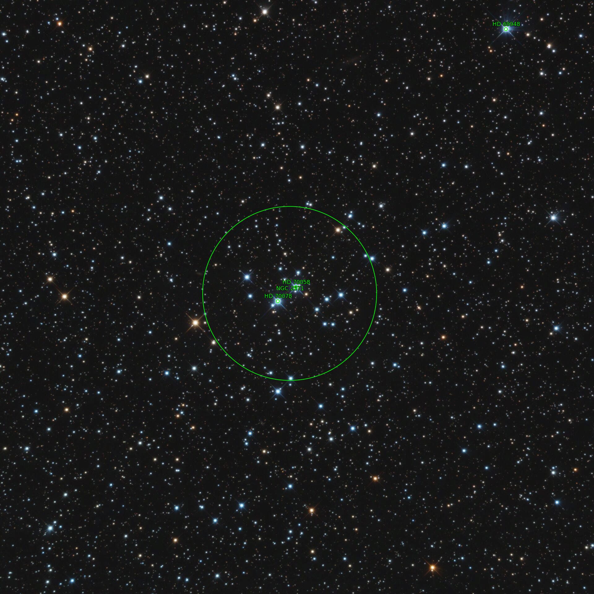 Sternkarten-Overlay (Astrometry.net)
