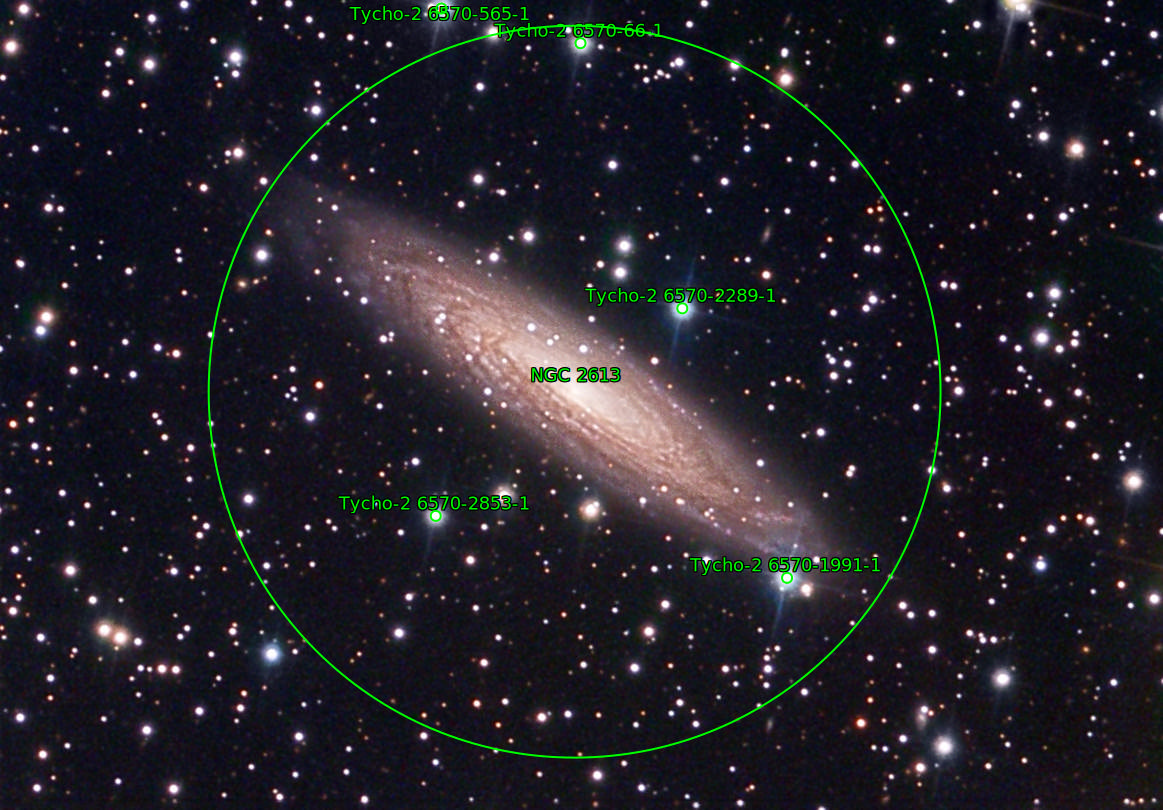 Sternkarten-Overlay (Astrometry.net)