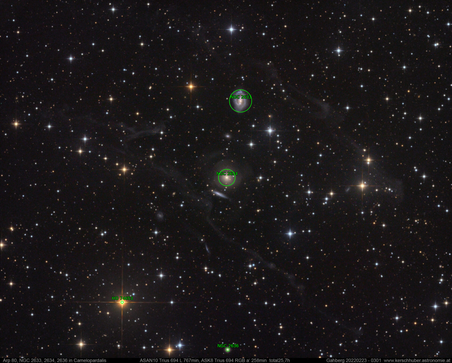 Sternkarten-Overlay (Astrometry.net)