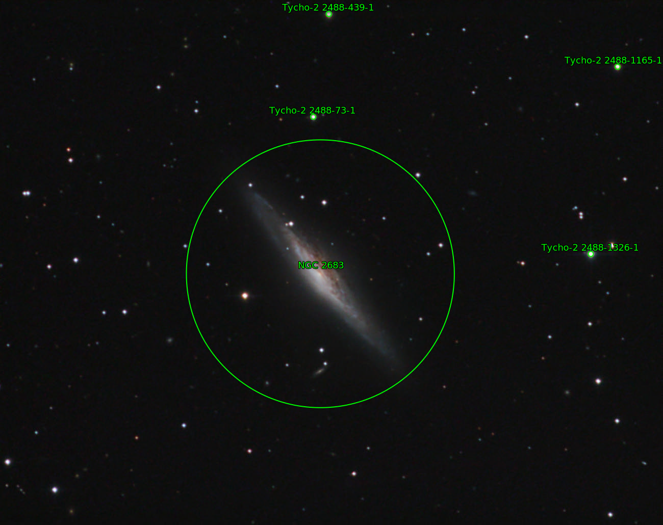 Sternkarten-Overlay (Astrometry.net)