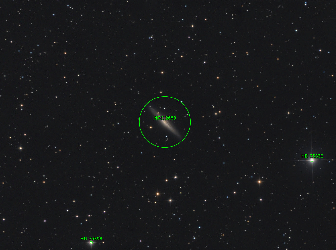 Sternkarten-Overlay (Astrometry.net)