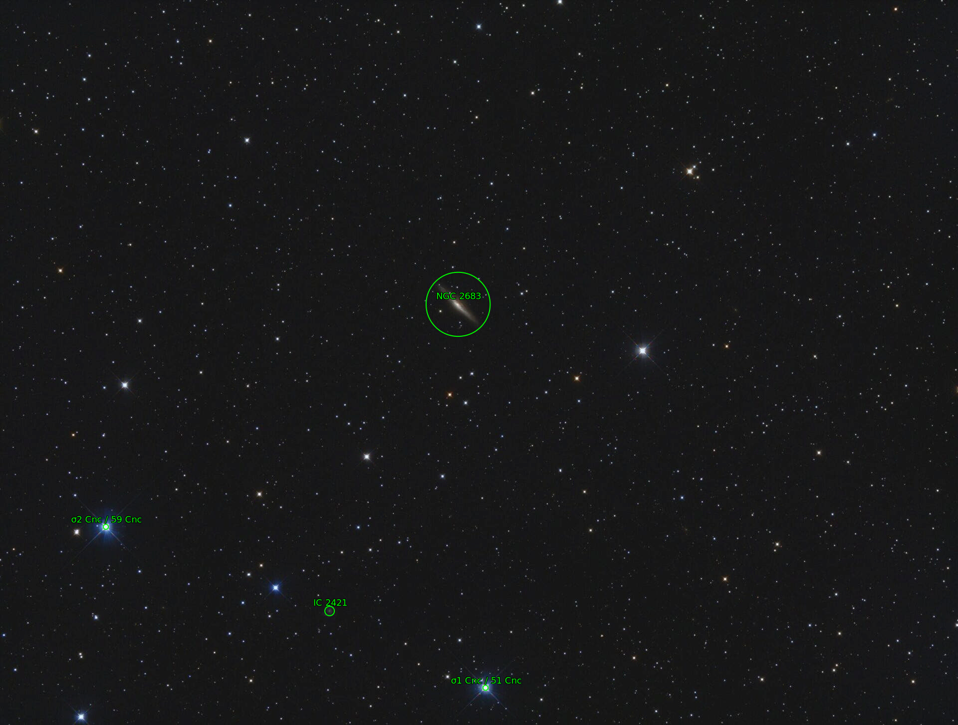 Sternkarten-Overlay (Astrometry.net)