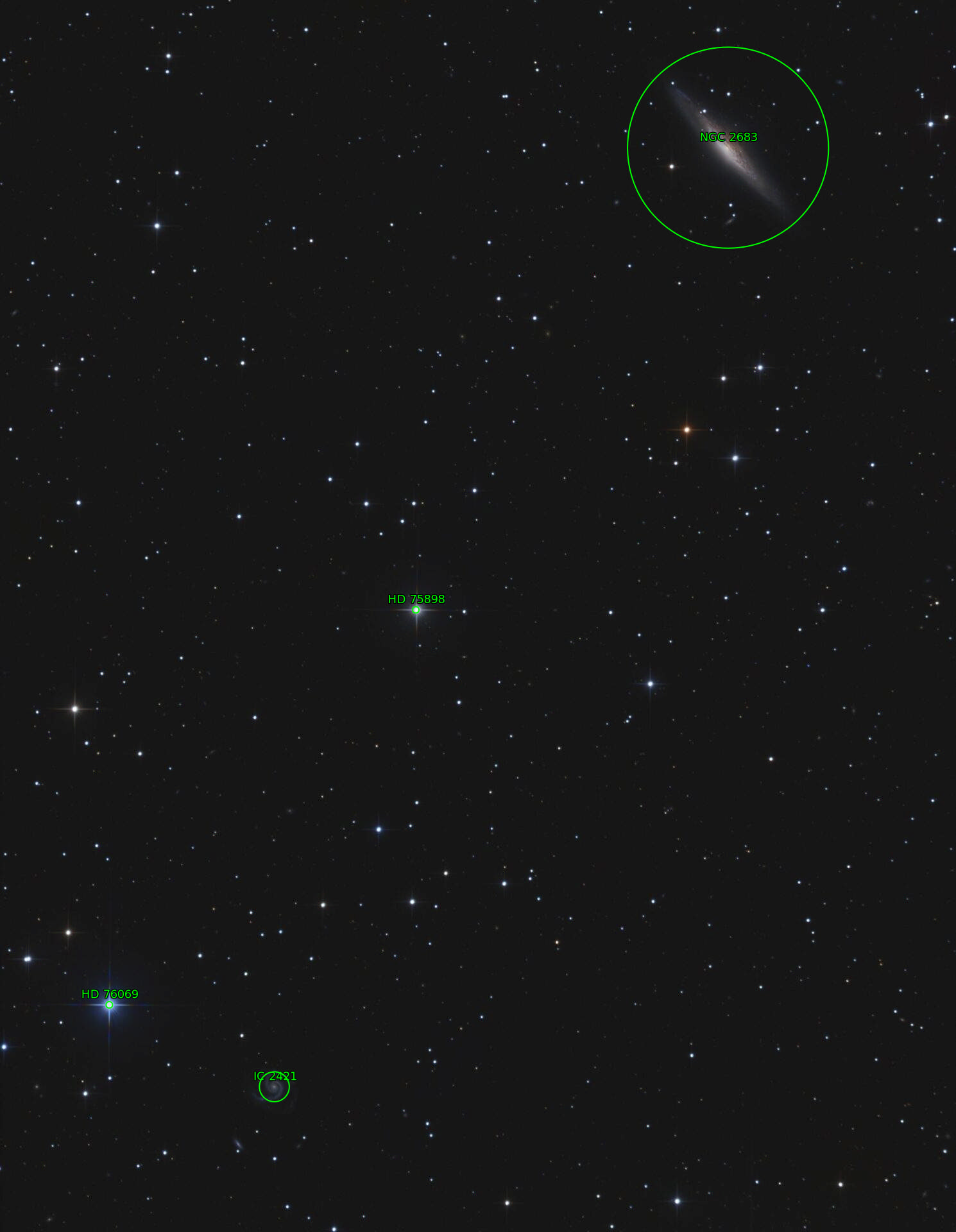 Sternkarten-Overlay (Astrometry.net)