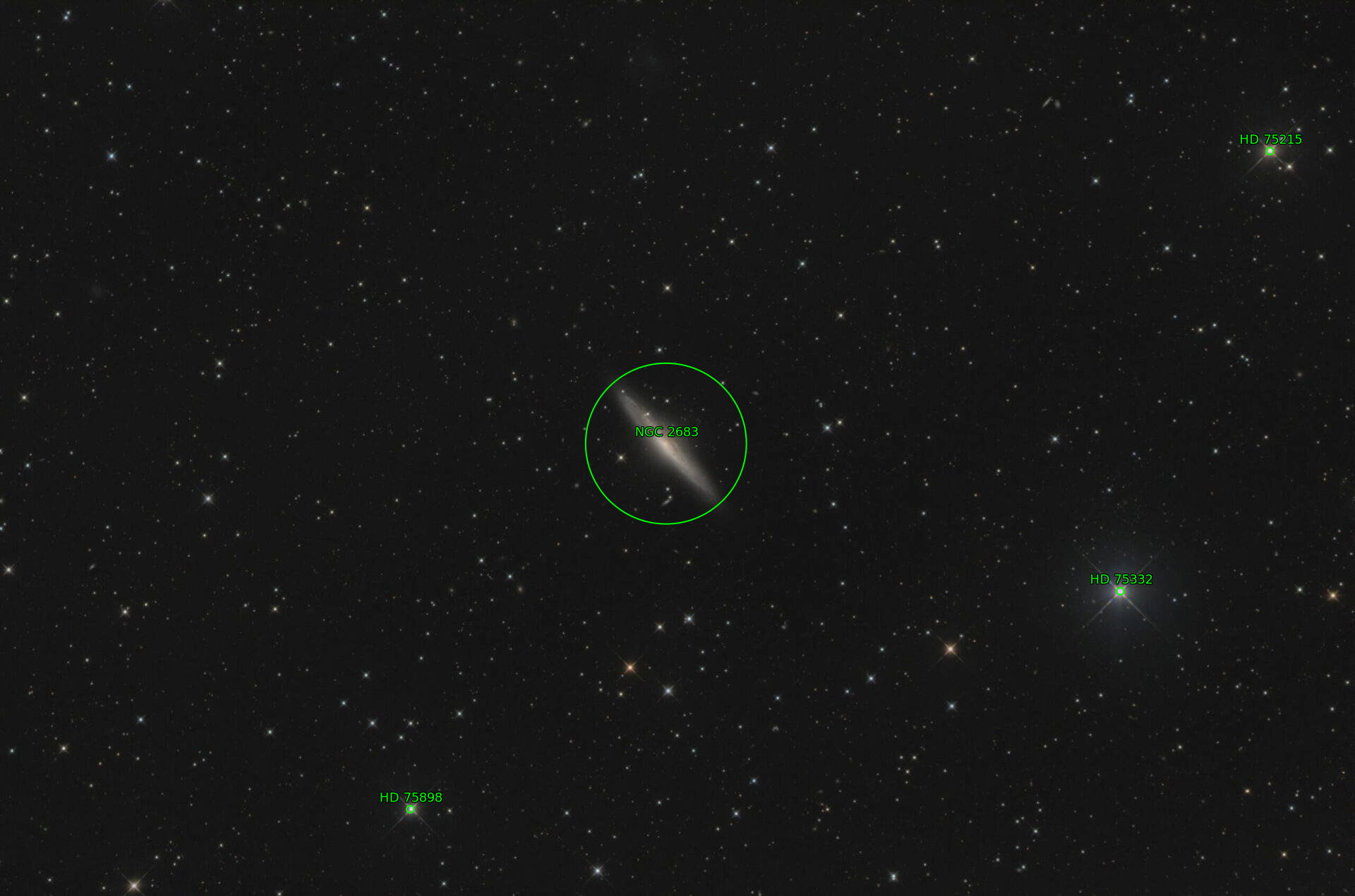 Sternkarten-Overlay (Astrometry.net)