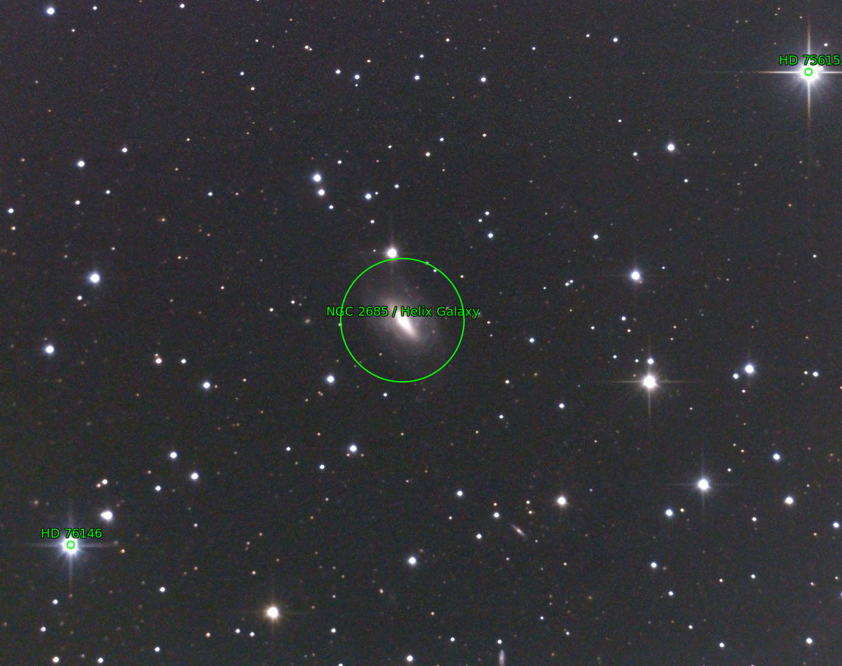 Sternkarten-Overlay (Astrometry.net)