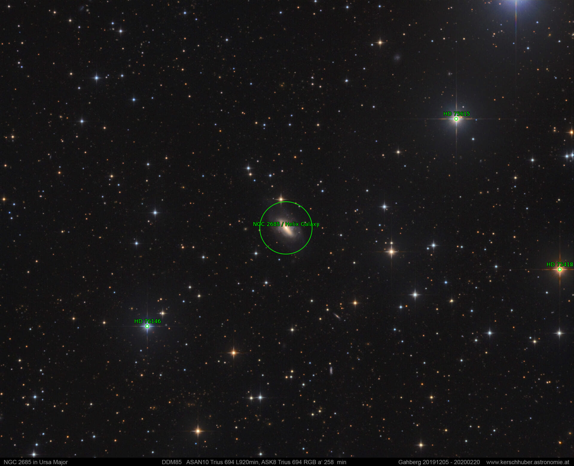 Sternkarten-Overlay (Astrometry.net)