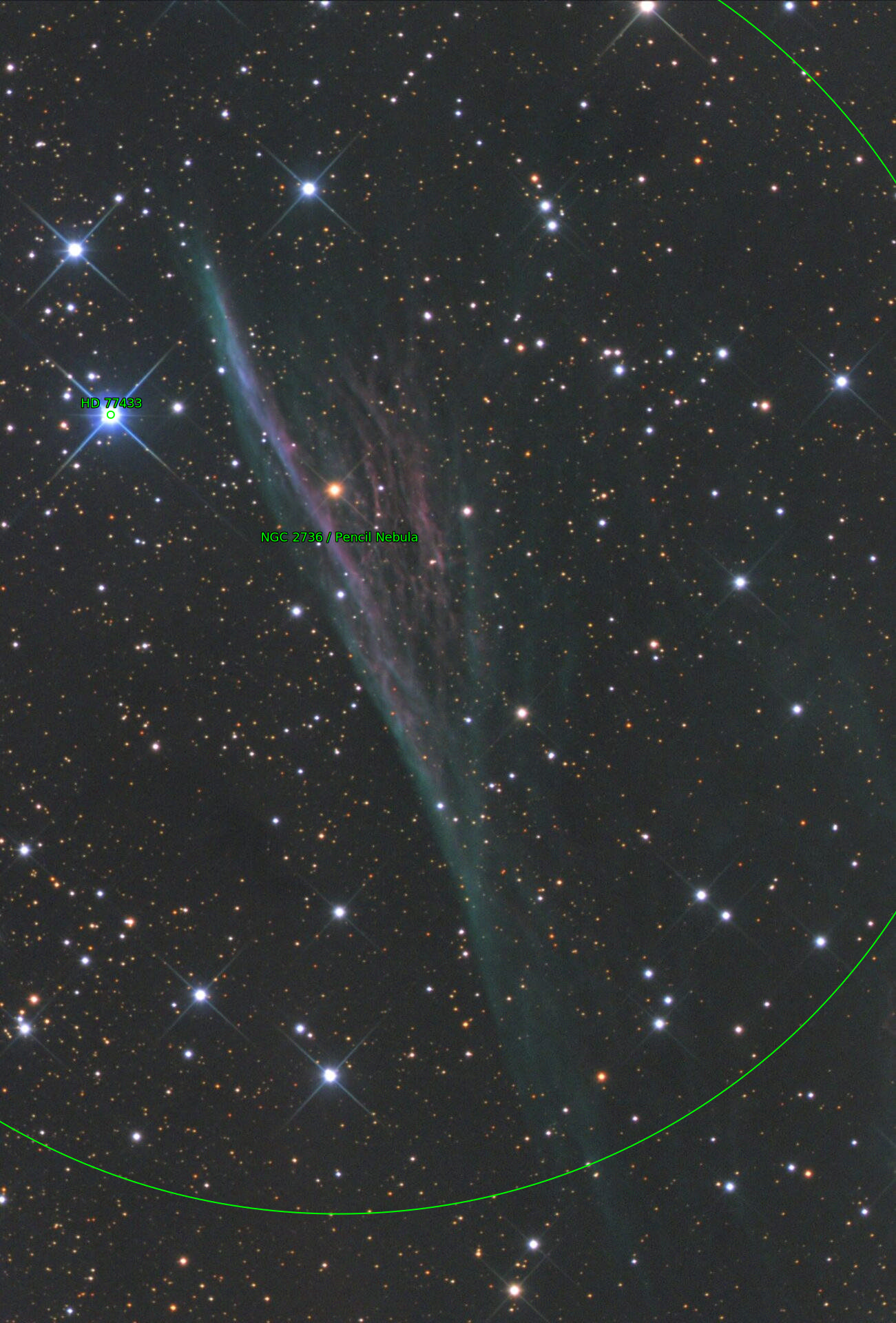 Sternkarten-Overlay (Astrometry.net)