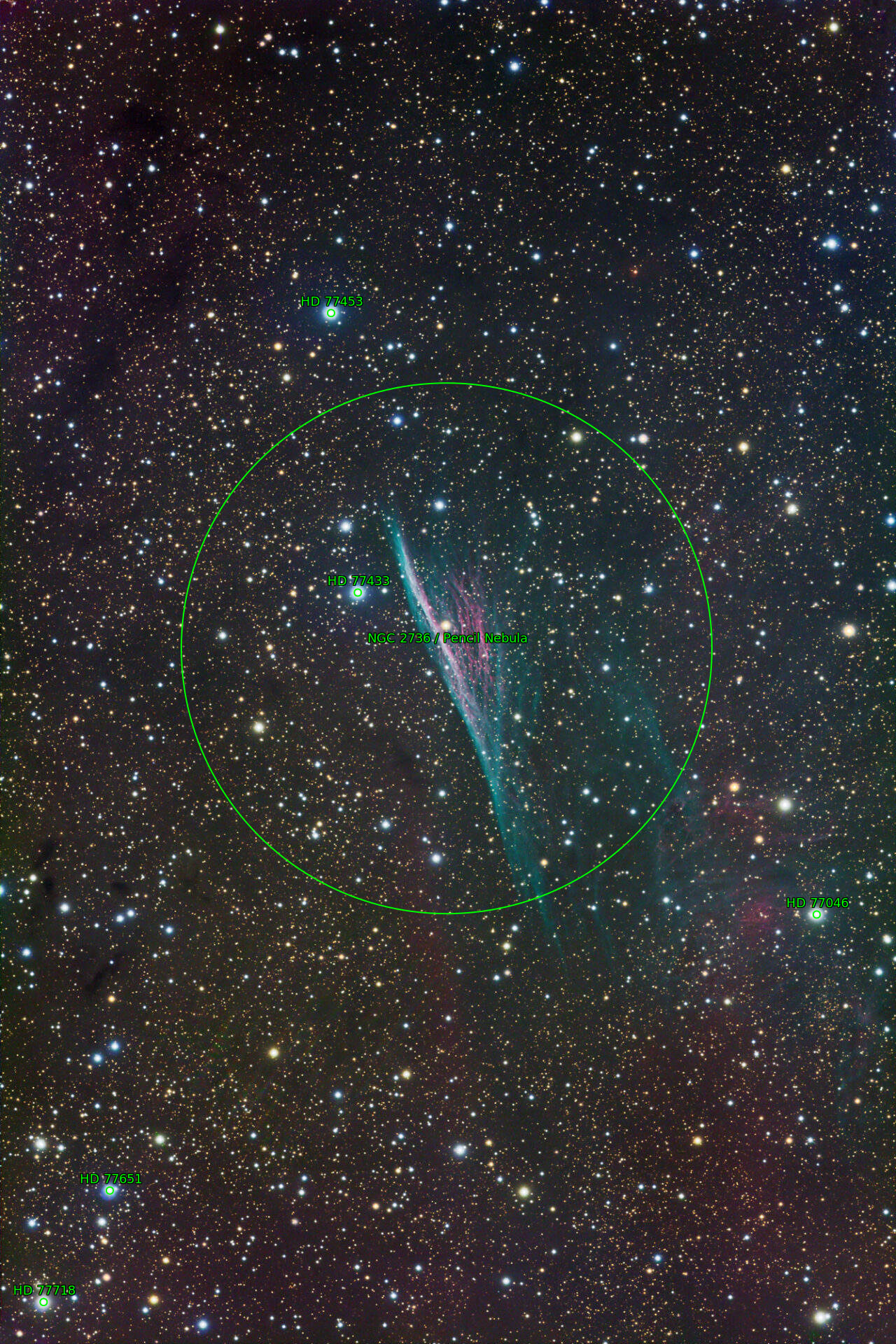 Sternkarten-Overlay (Astrometry.net)