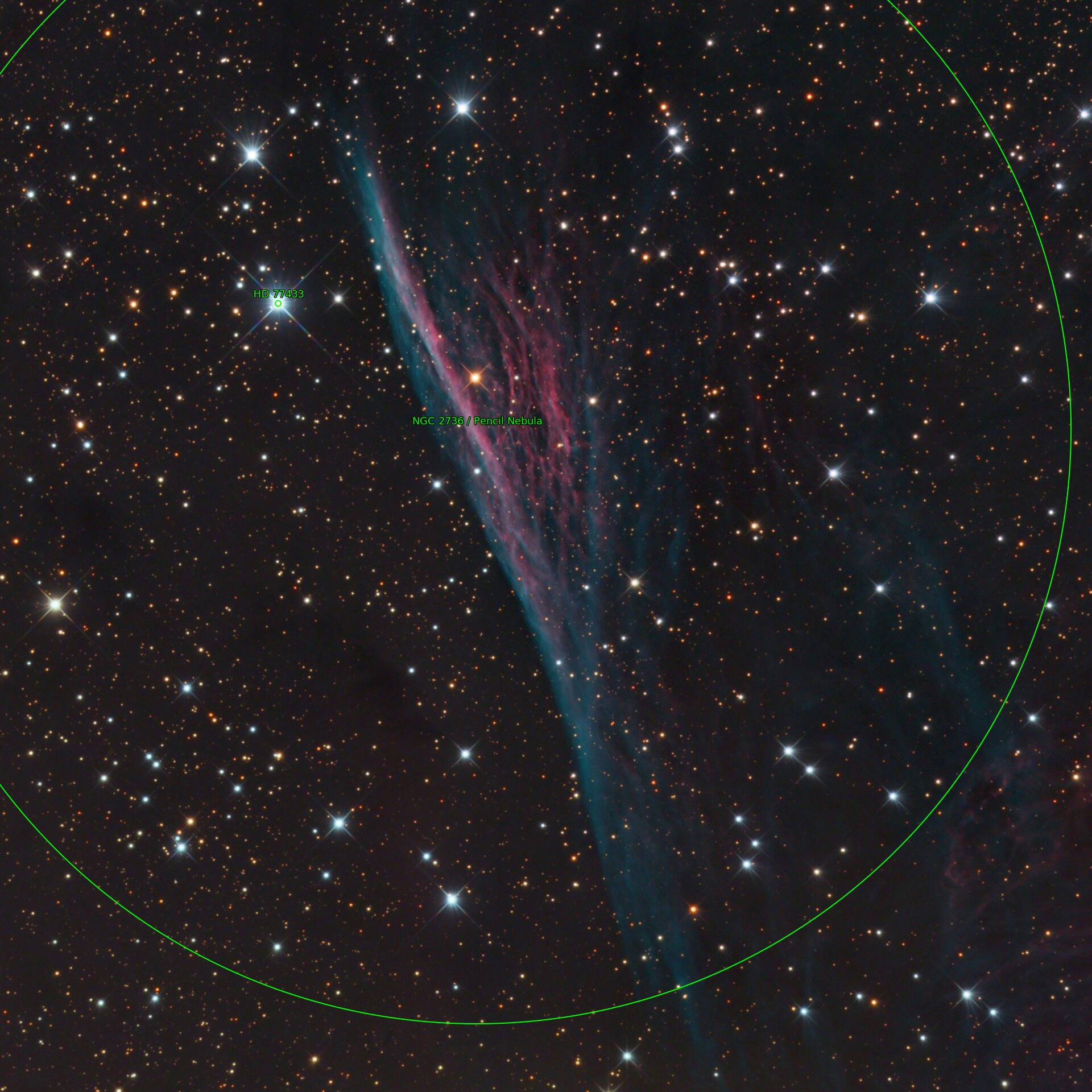 Sternkarten-Overlay (Astrometry.net)