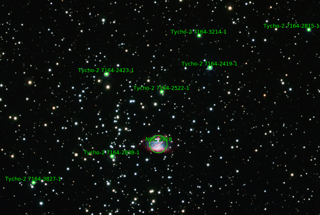 Sternkarten-Overlay (Astrometry.net)