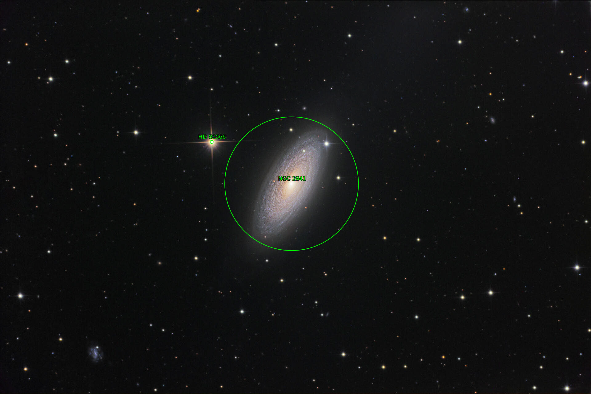 Sternkarten-Overlay (Astrometry.net)