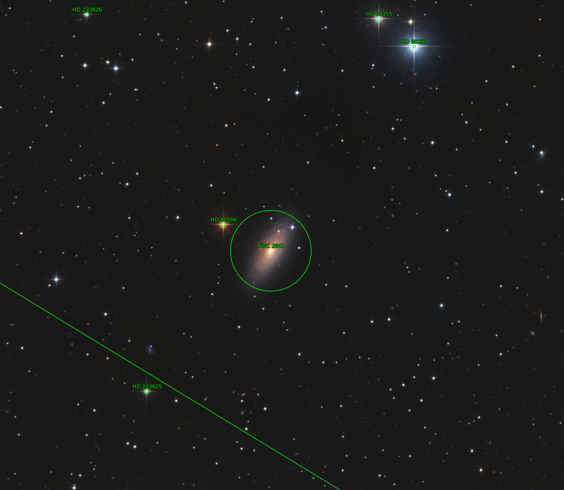 Sternkarten-Overlay (Astrometry.net)