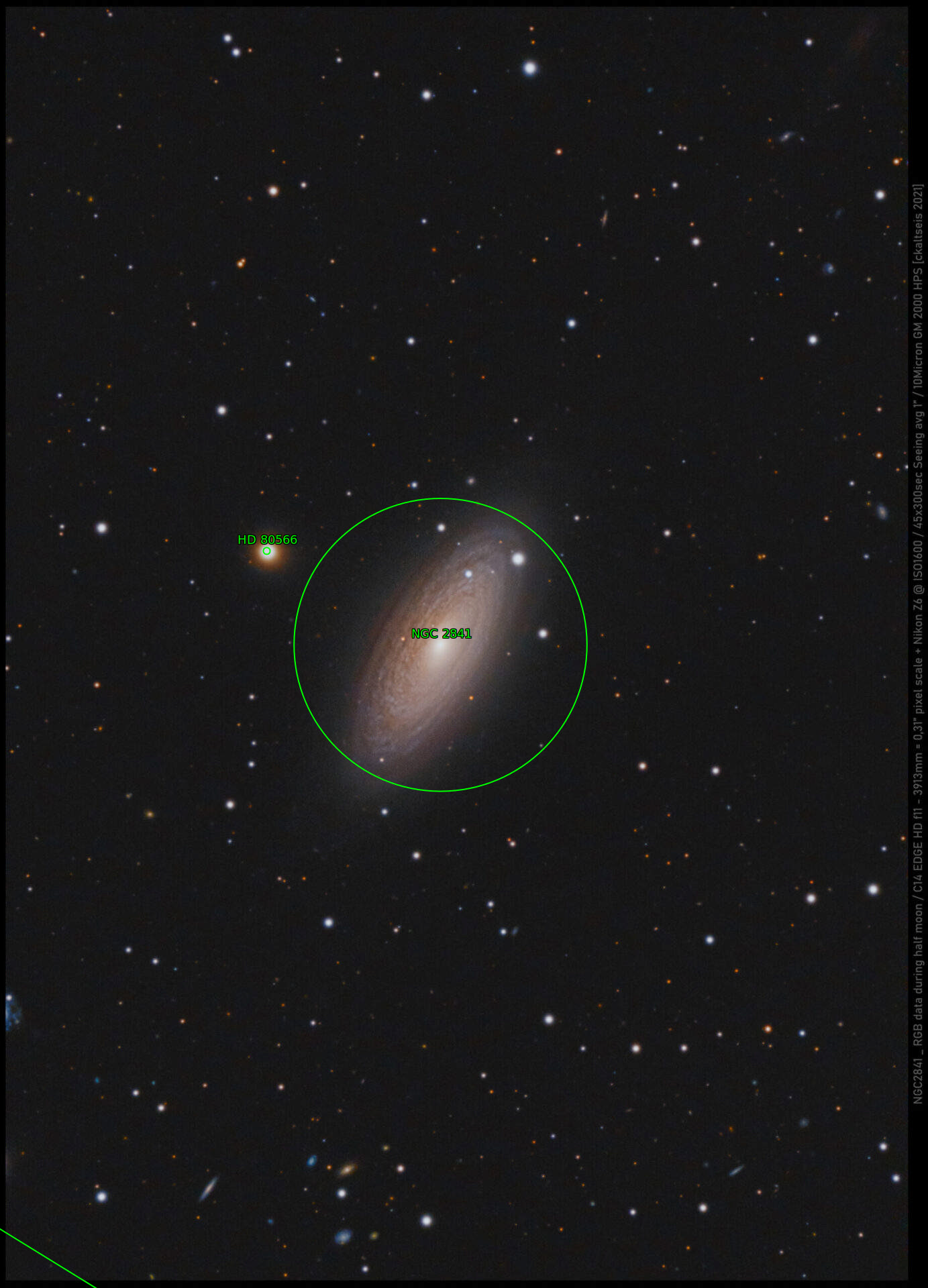 Sternkarten-Overlay (Astrometry.net)