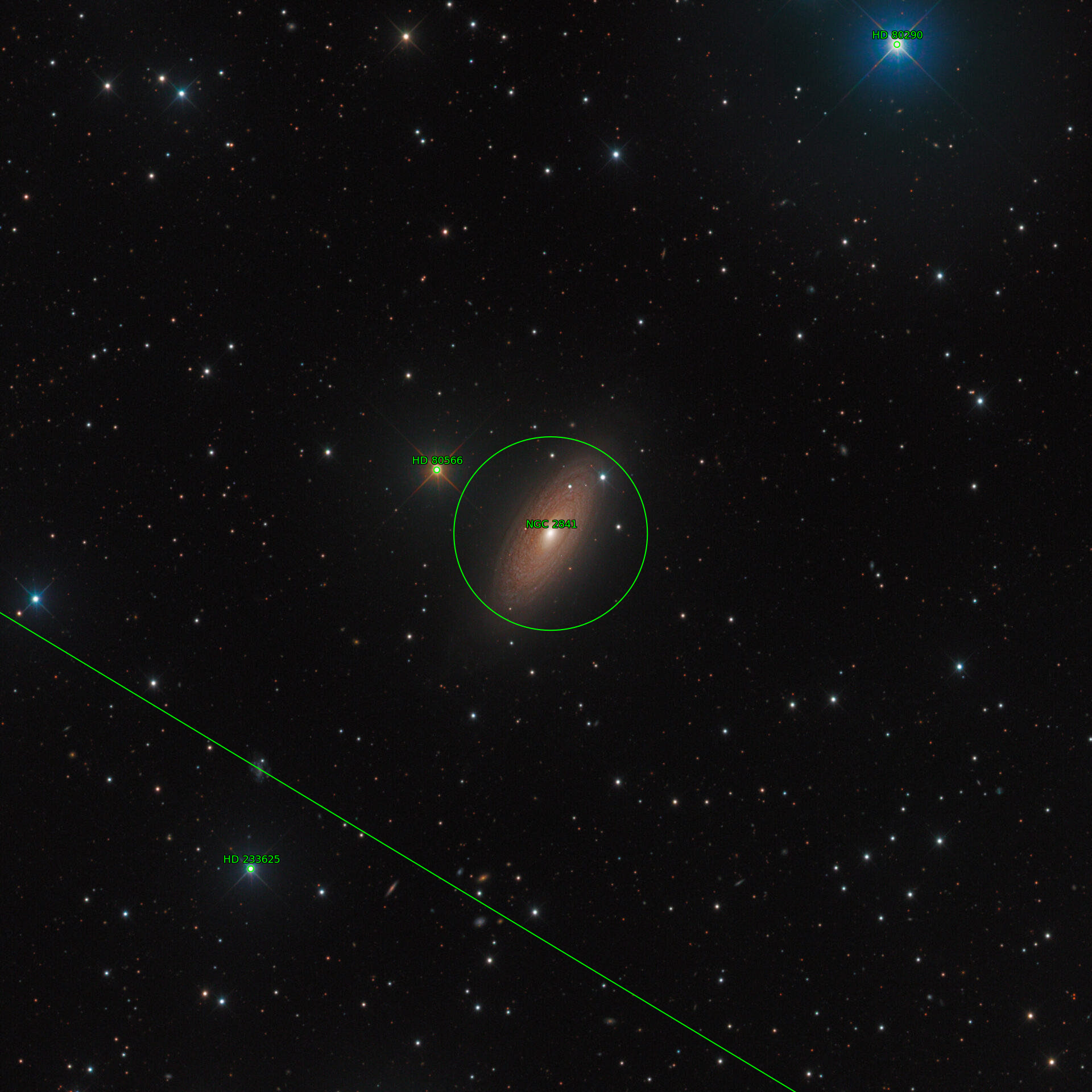 Sternkarten-Overlay (Astrometry.net)