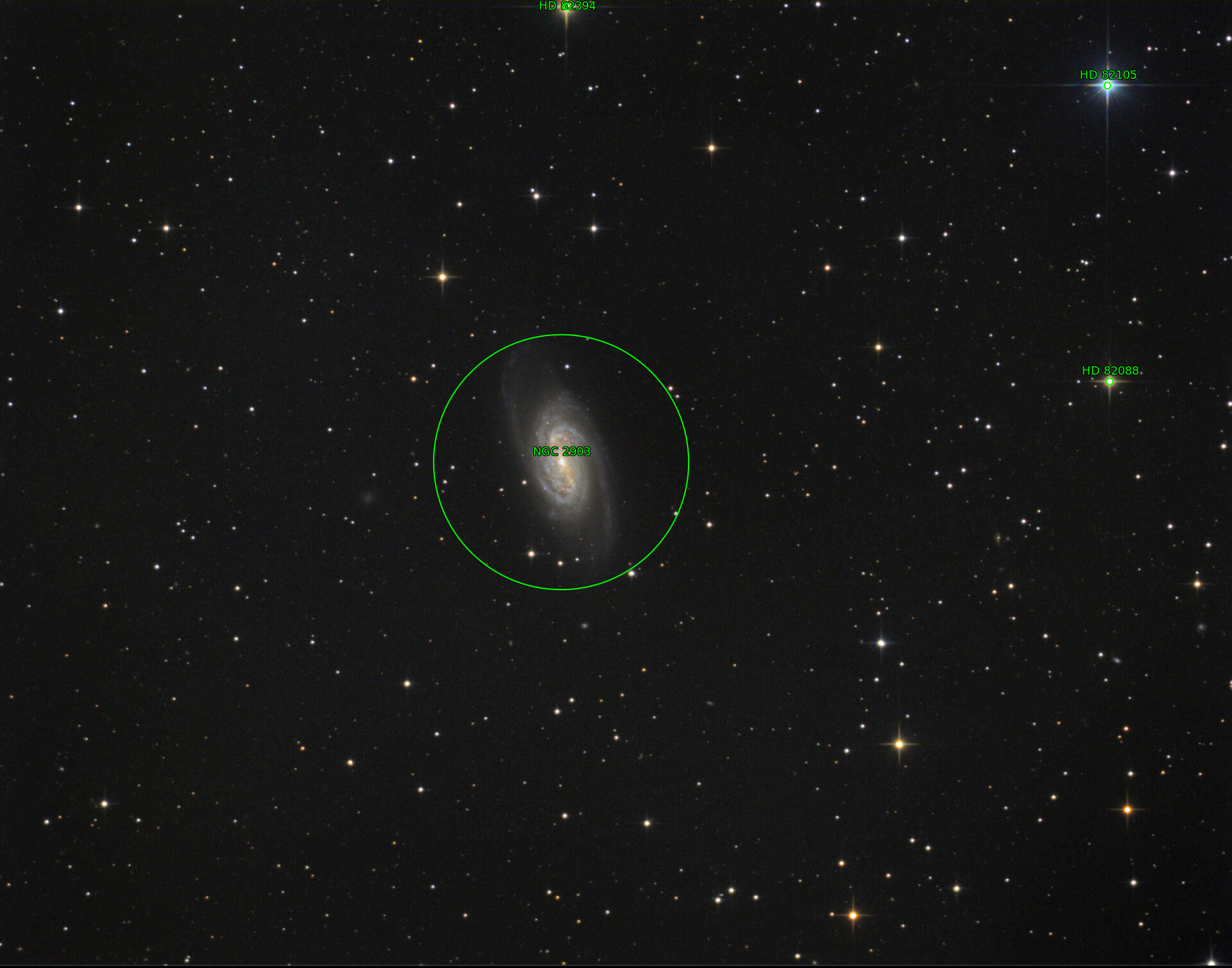 Sternkarten-Overlay (Astrometry.net)