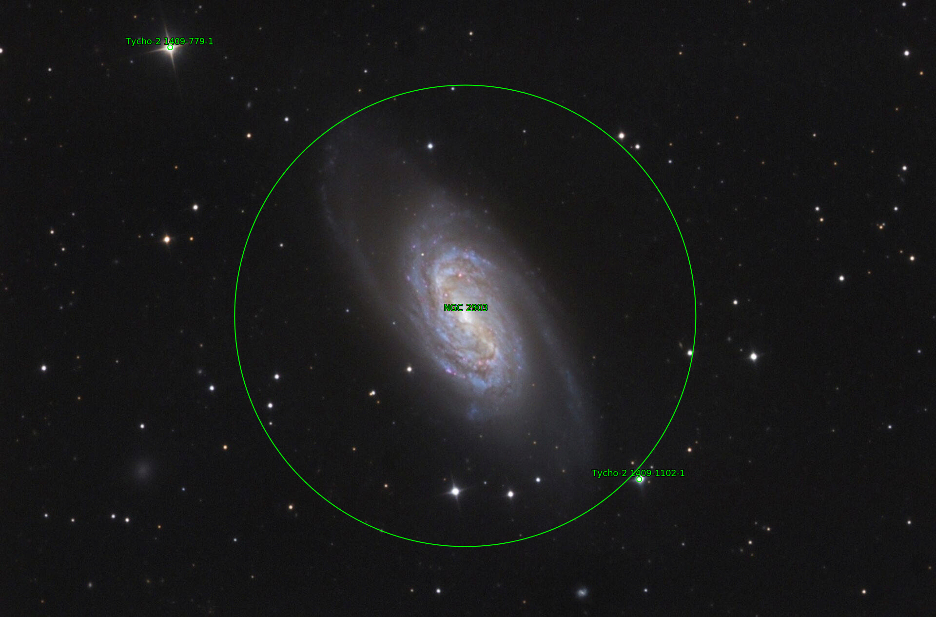 Sternkarten-Overlay (Astrometry.net)