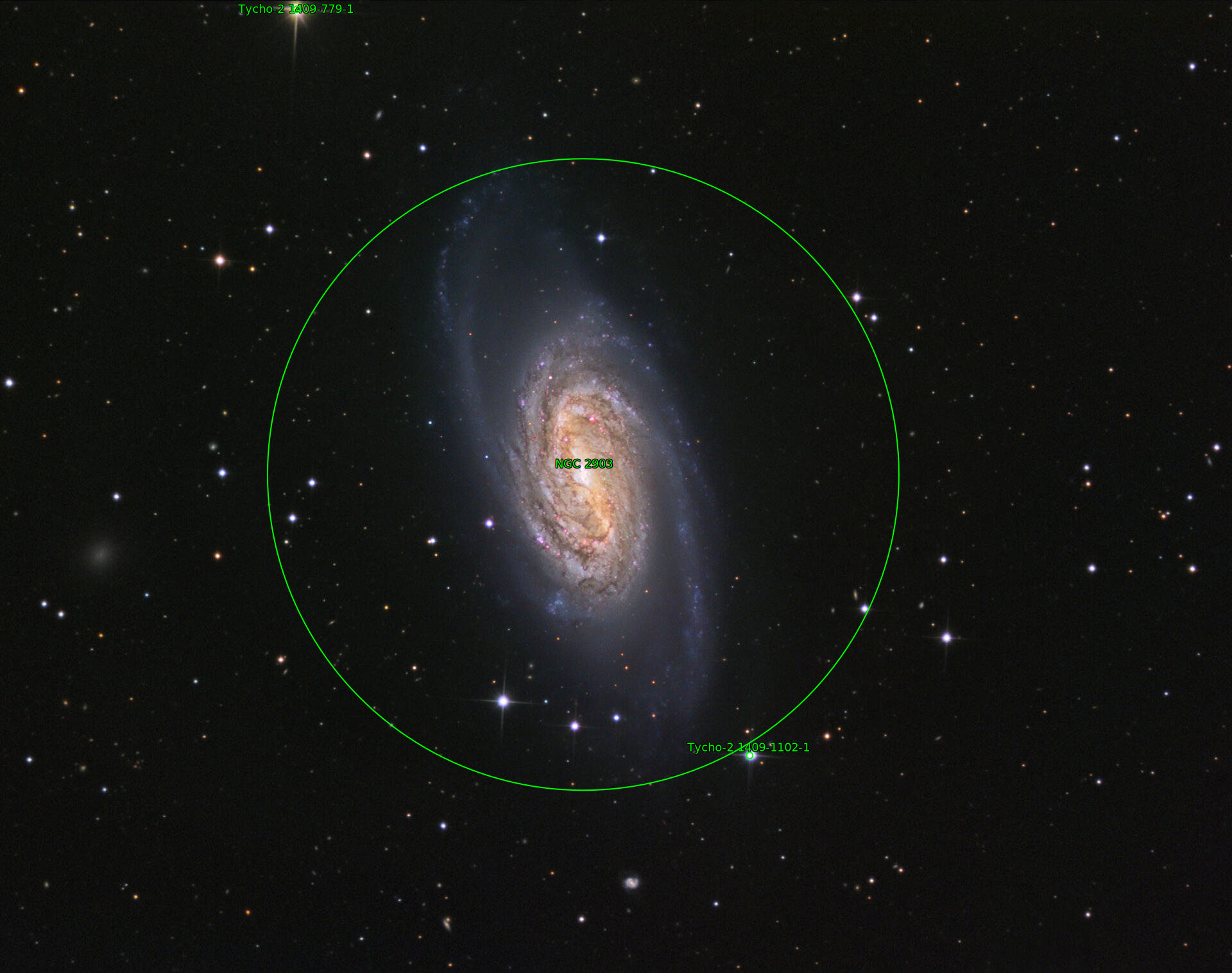 Sternkarten-Overlay (Astrometry.net)