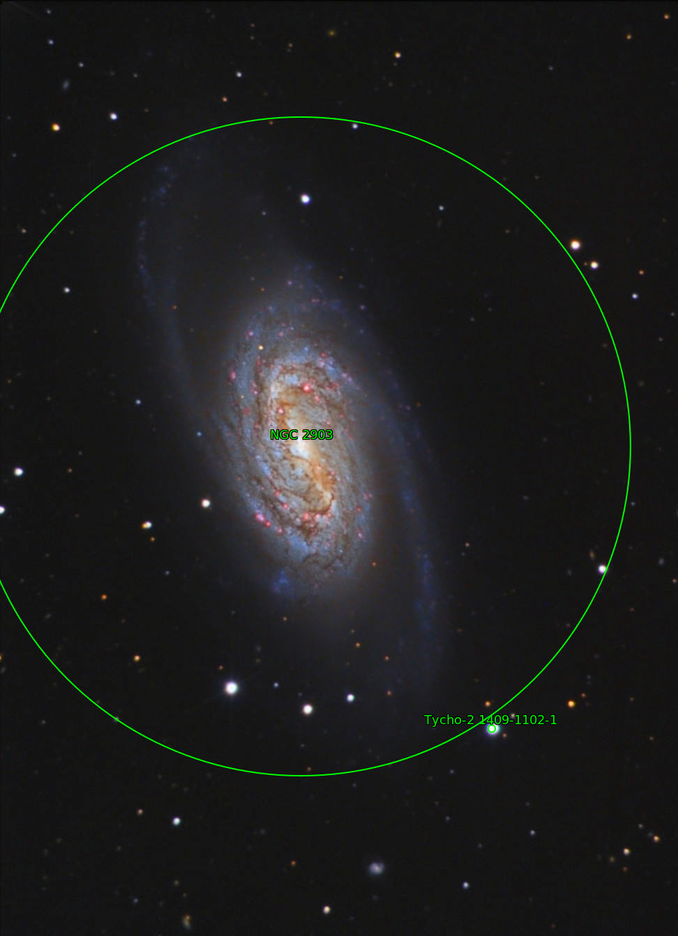 Sternkarten-Overlay (Astrometry.net)