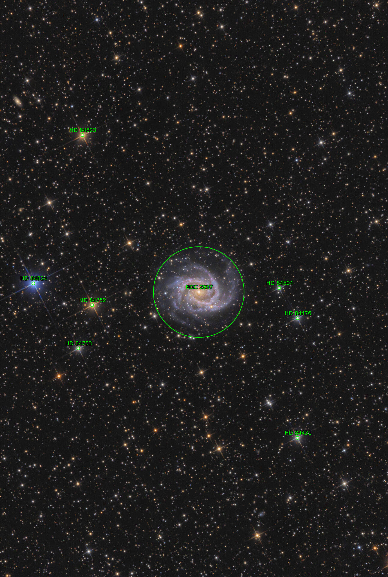 Sternkarten-Overlay (Astrometry.net)