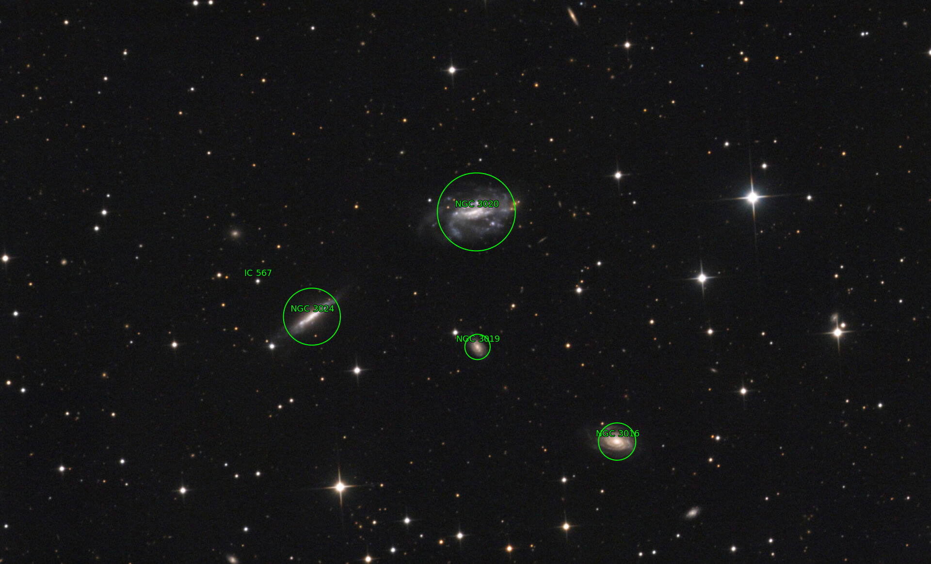 Sternkarten-Overlay (Astrometry.net)
