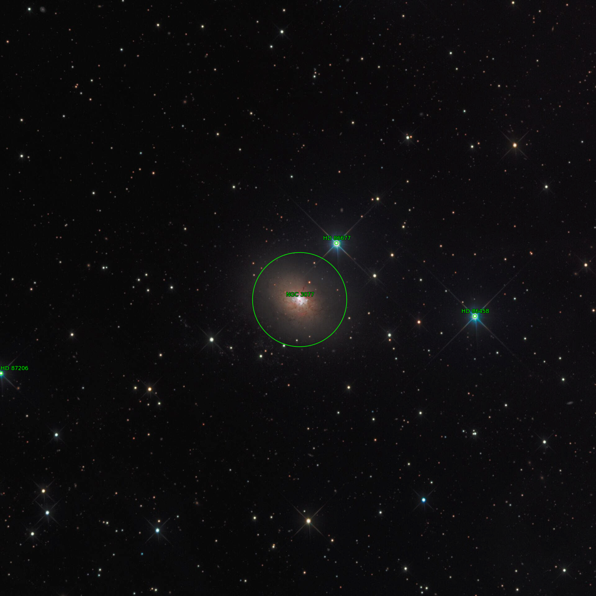 Sternkarten-Overlay (Astrometry.net)
