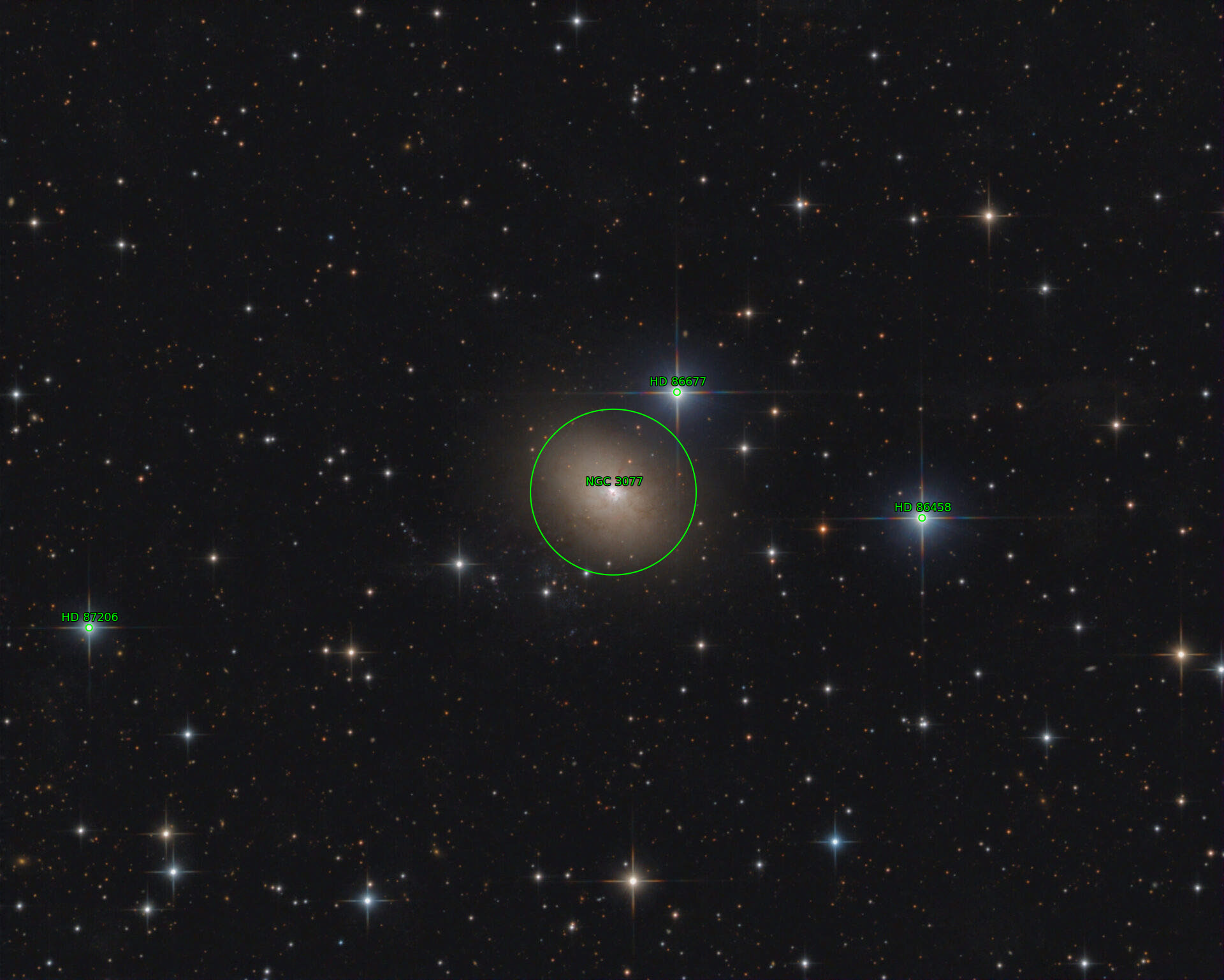 Sternkarten-Overlay (Astrometry.net)
