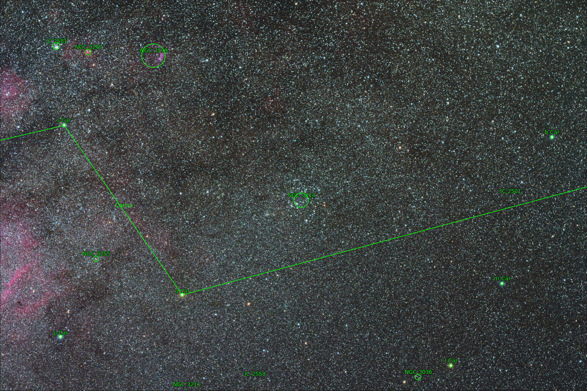 Sternkarten-Overlay (Astrometry.net)