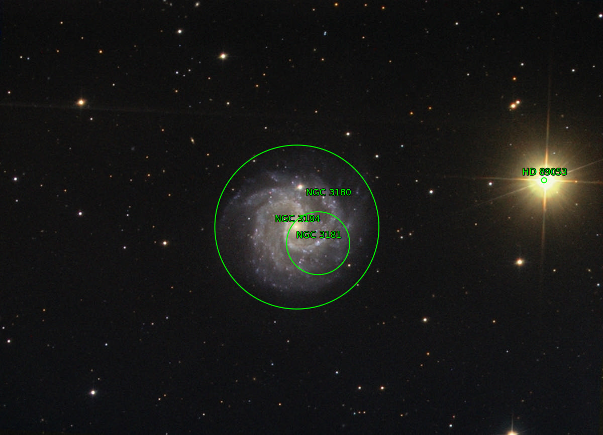 Sternkarten-Overlay (Astrometry.net)