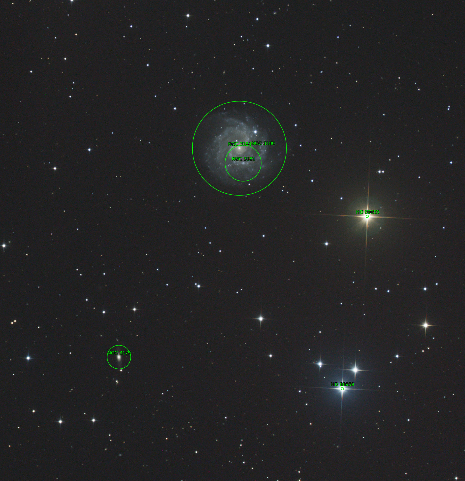 Sternkarten-Overlay (Astrometry.net)