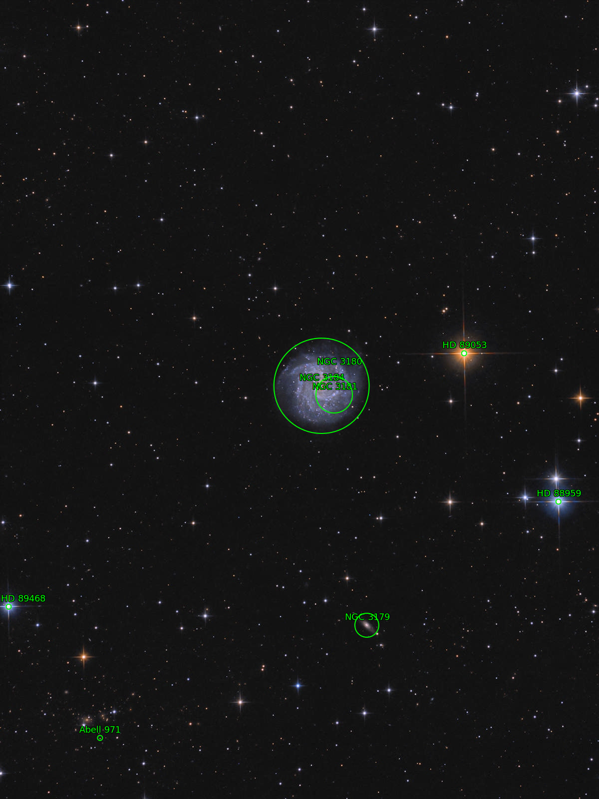 Sternkarten-Overlay (Astrometry.net)