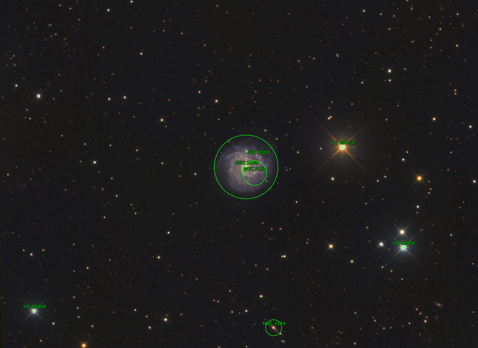 Sternkarten-Overlay (Astrometry.net)